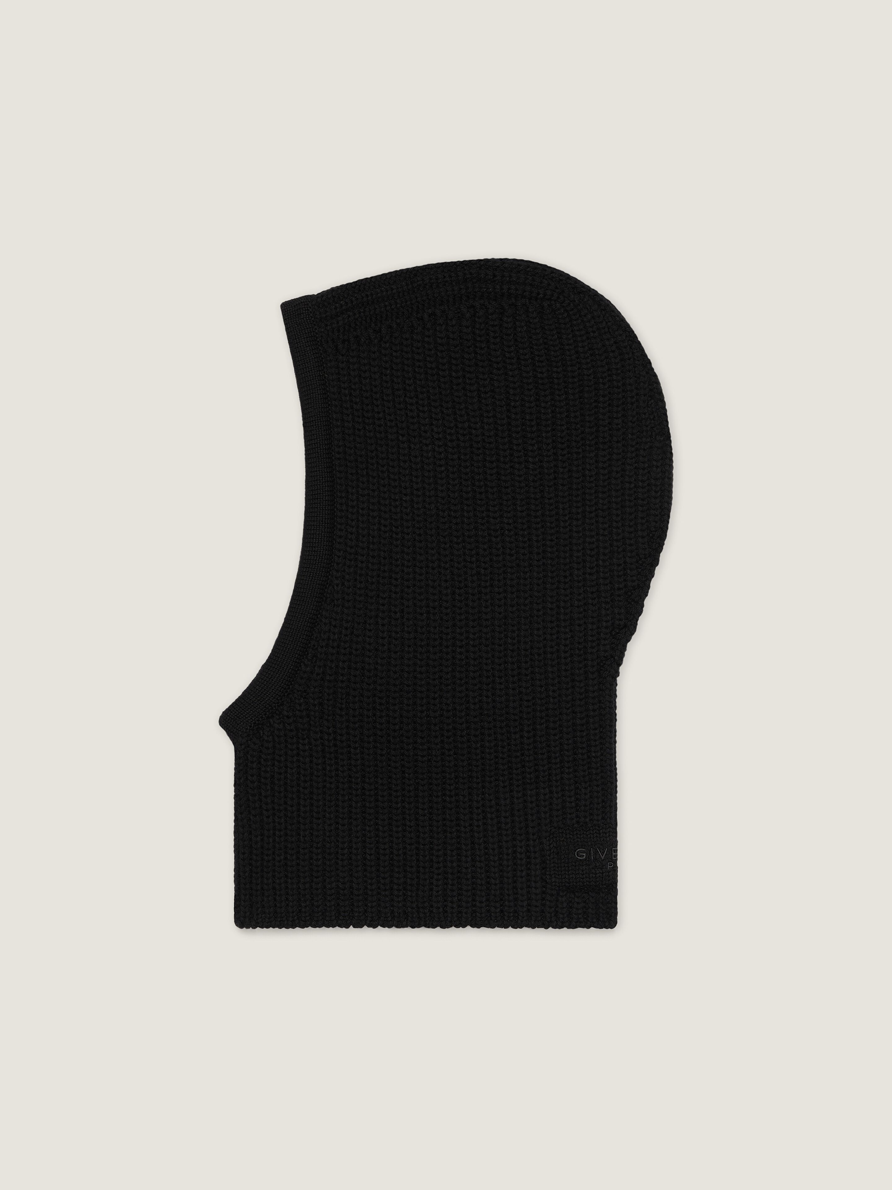 Givenchy Paris balaclava in wool in - black - BPZ0C3P0P6-001