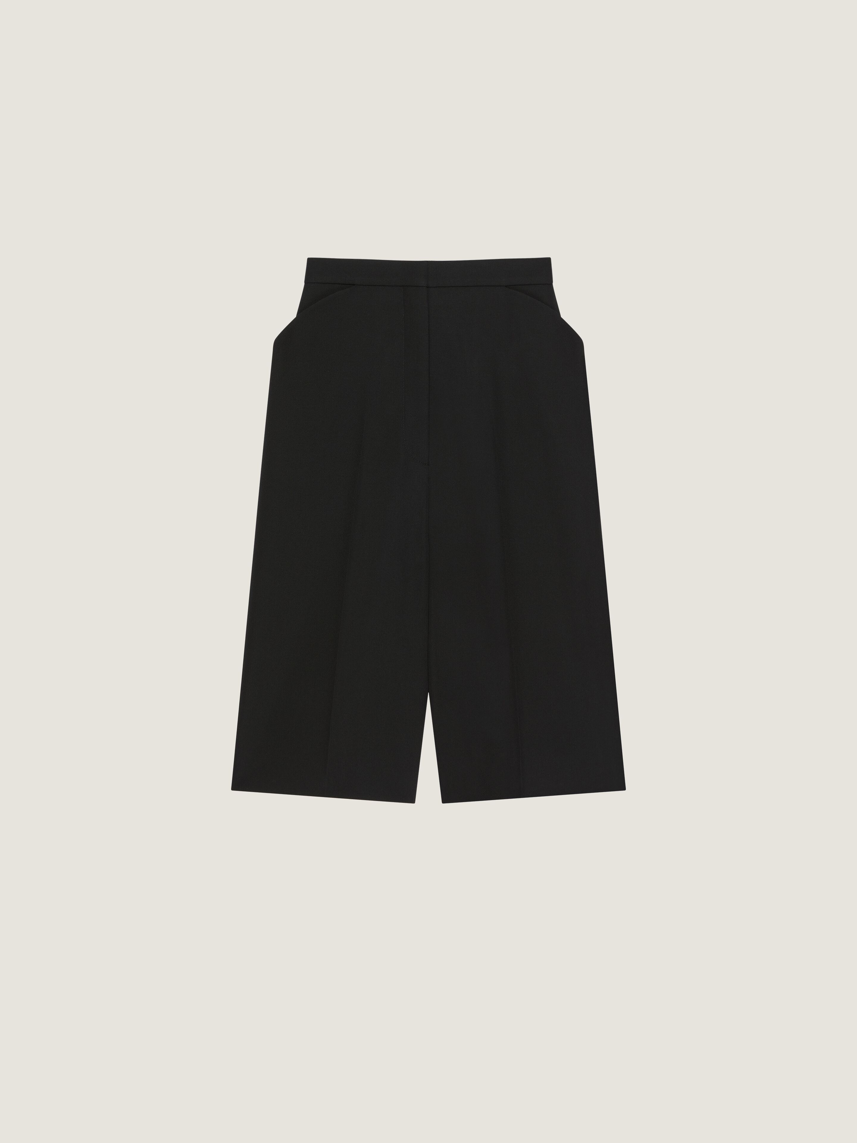 【関税＆送料込み】Givenchy Wool Shorts Givenchy Scalloped Waistband Wool Mohair Sailor Shorts