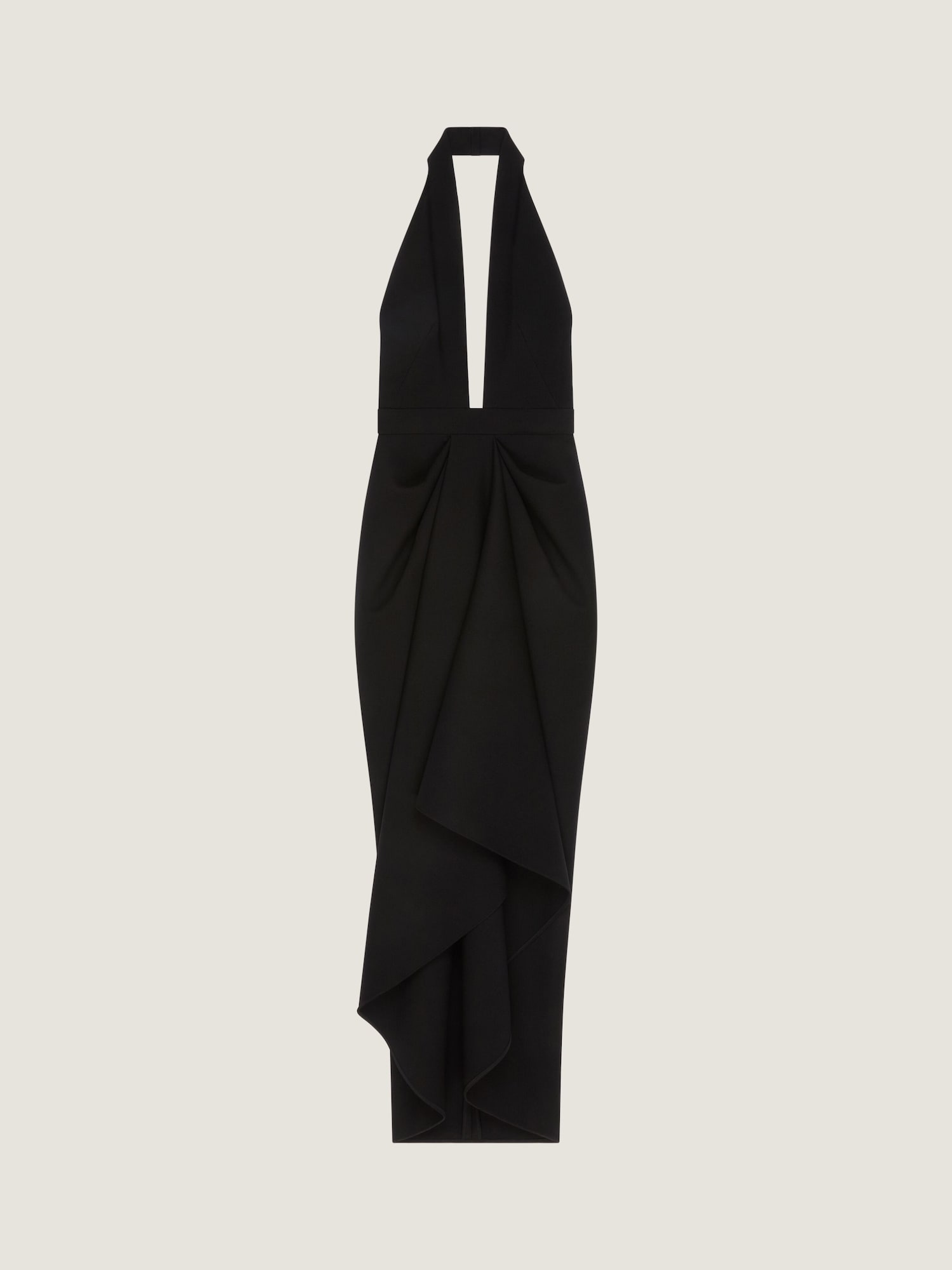 Draped dress in wool in - black - BW22RZ166C-001 | Givenchy US