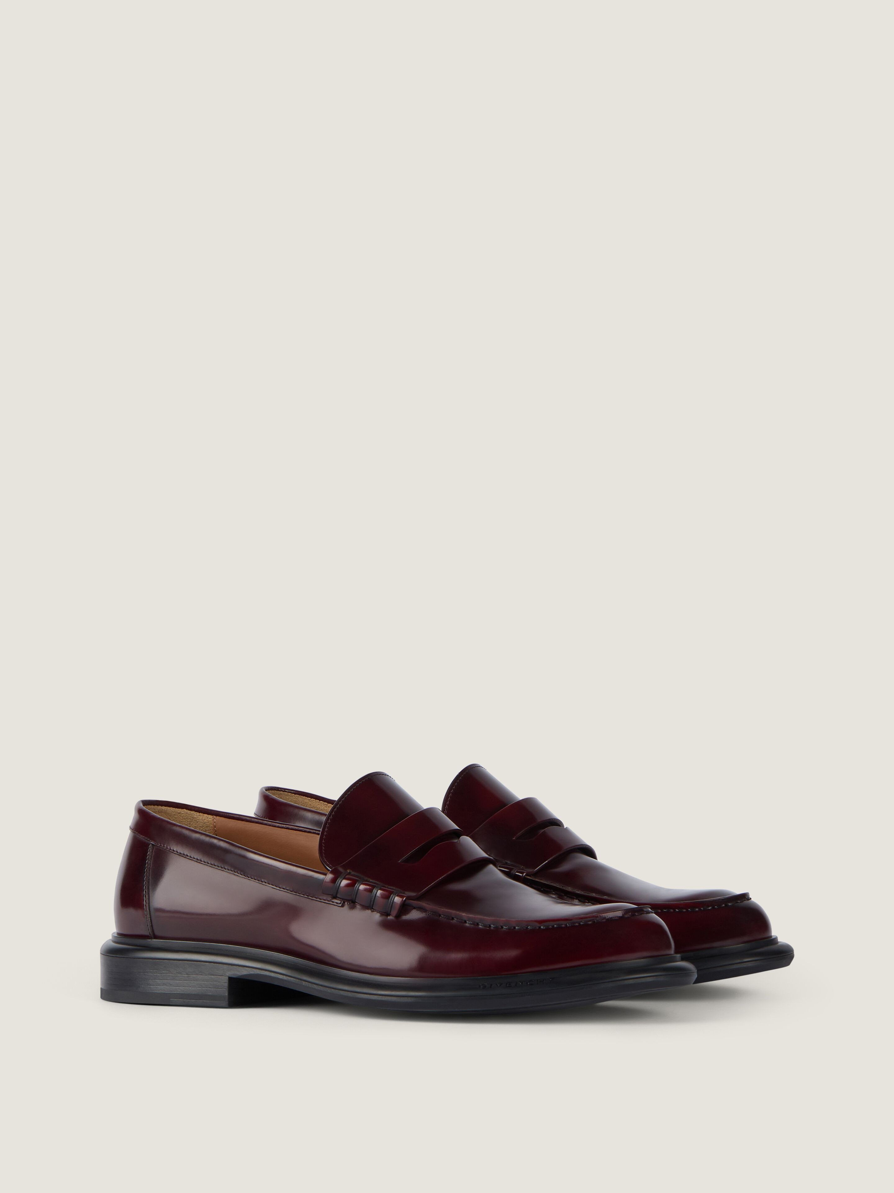 Gent loafers in brushed leather in - burgundy - BH203PH1X9-604
