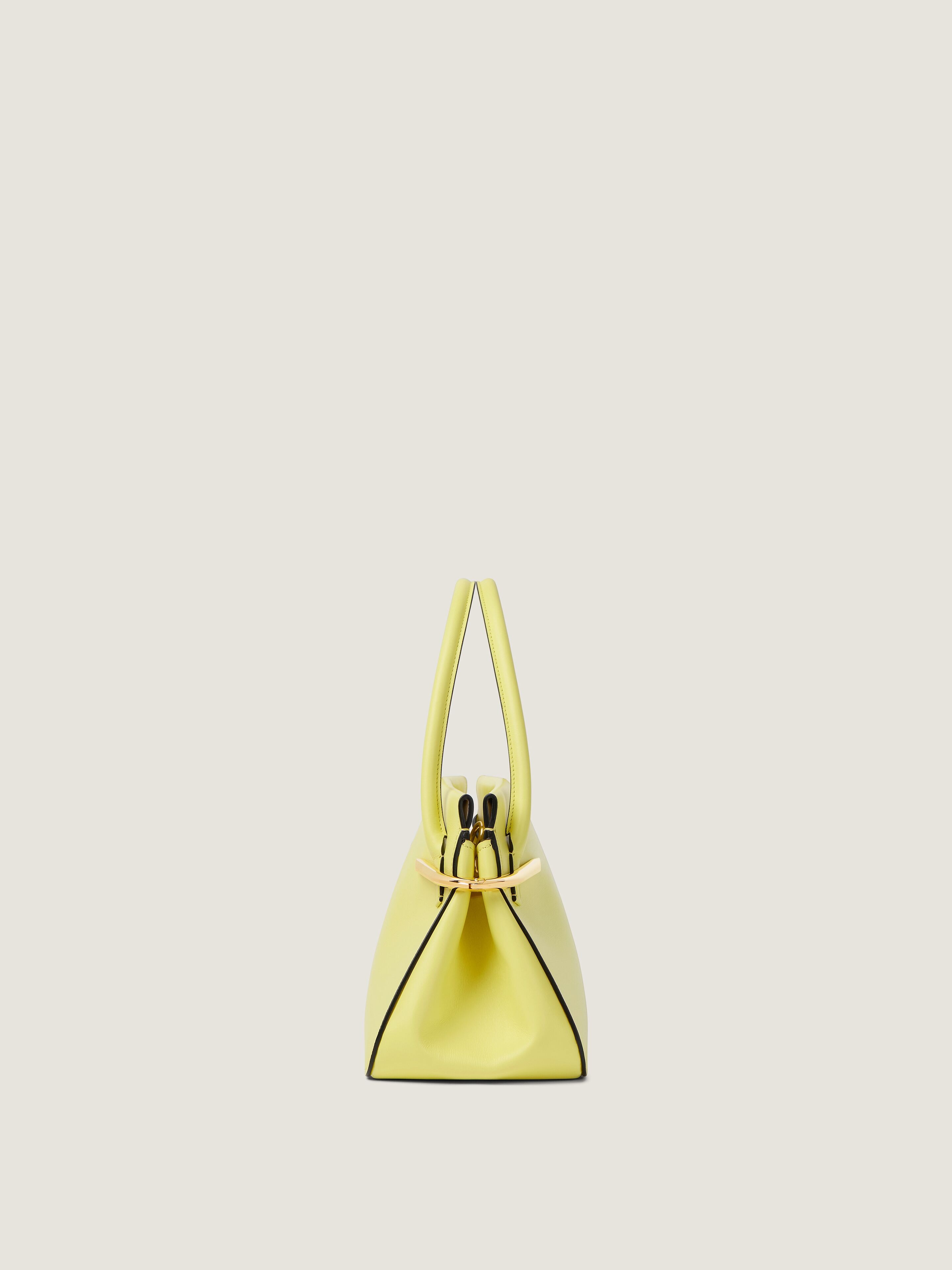Medium Pinch bag in leather in - acid yellow | Givenchy DE