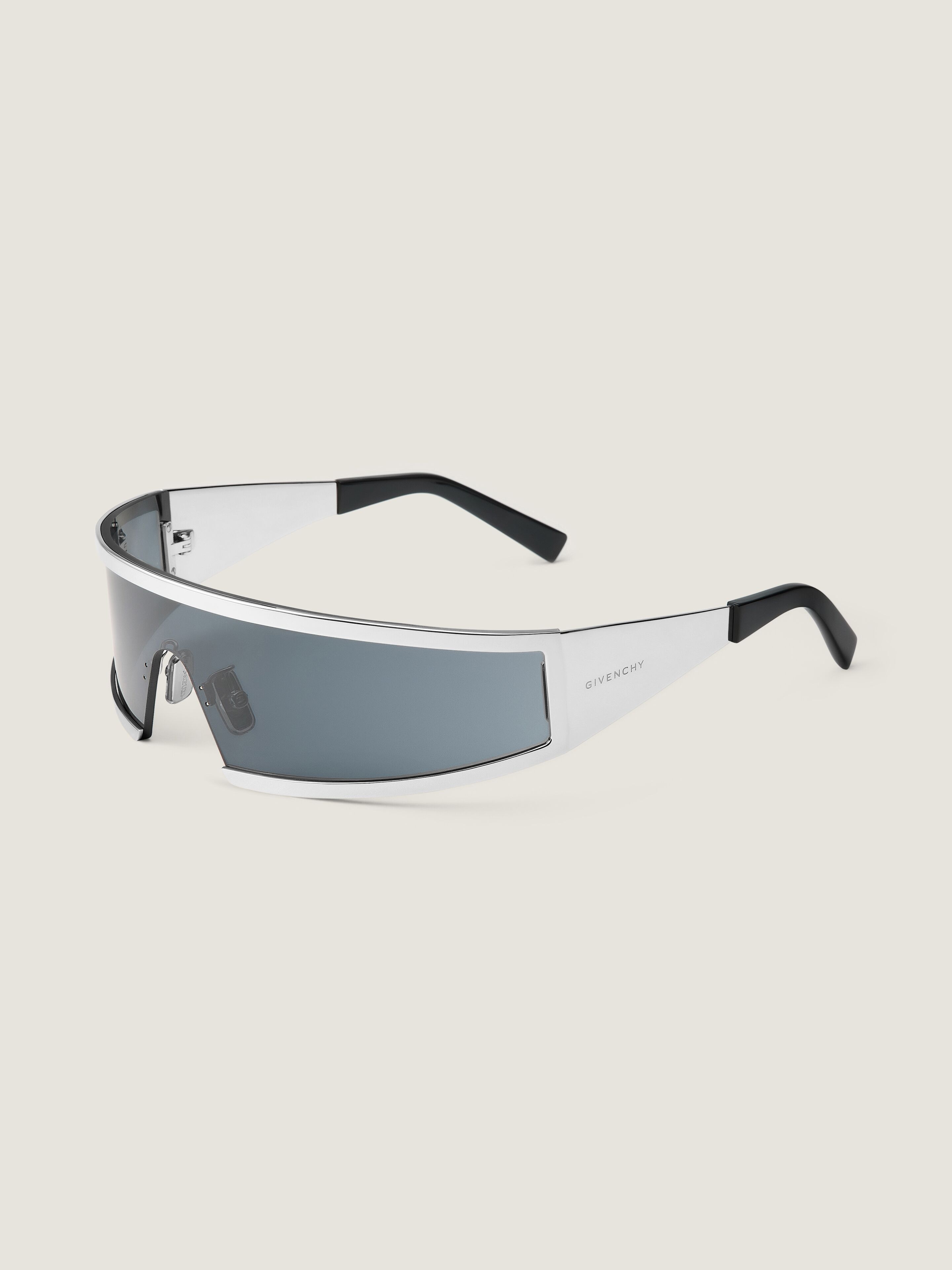 Square sunglasses in metal in - black/silvery - BR00C1R05G-008