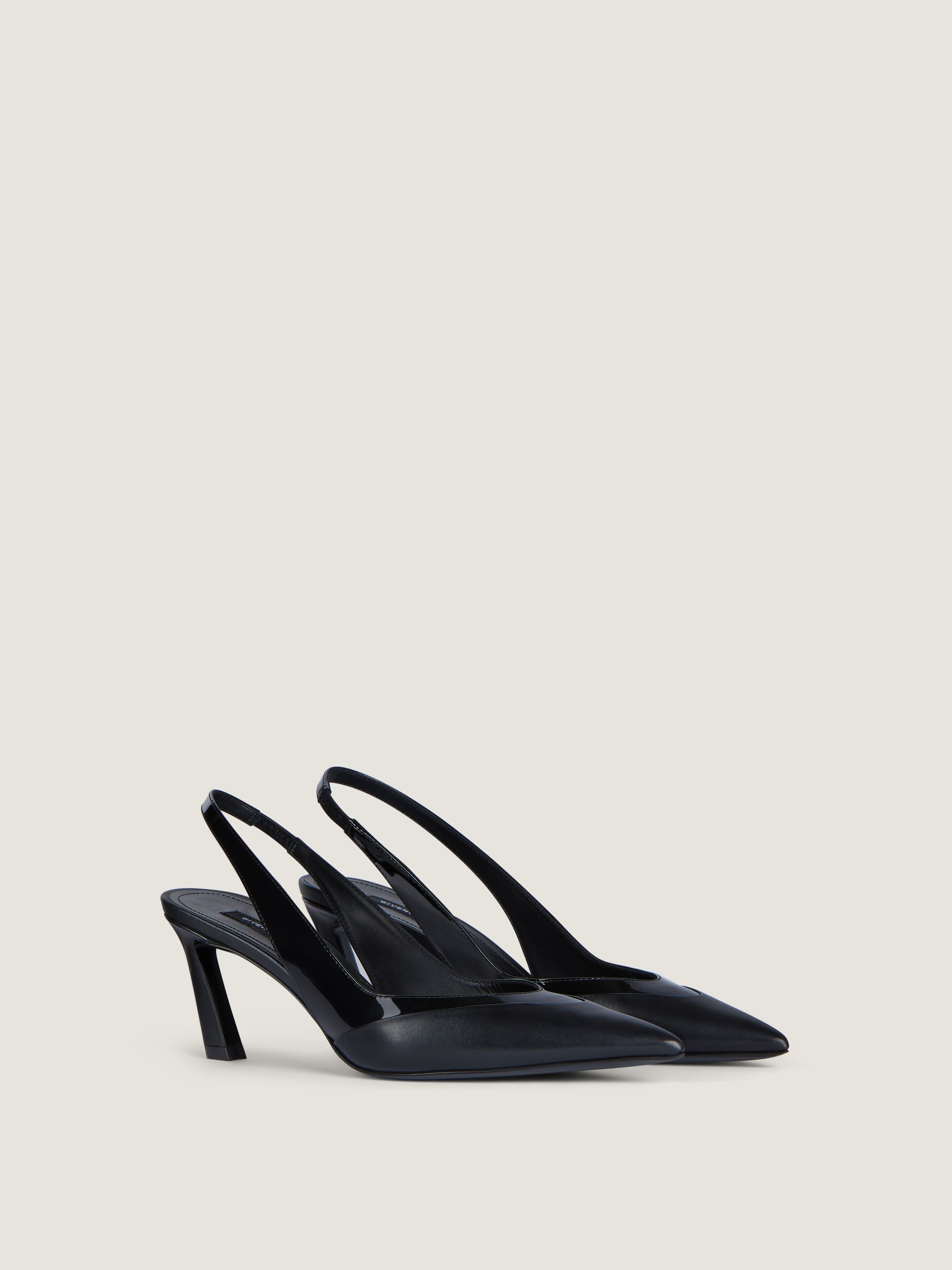 Spiky slingbacks in leather in - black - BE4054E2G1-001 | Givenchy US