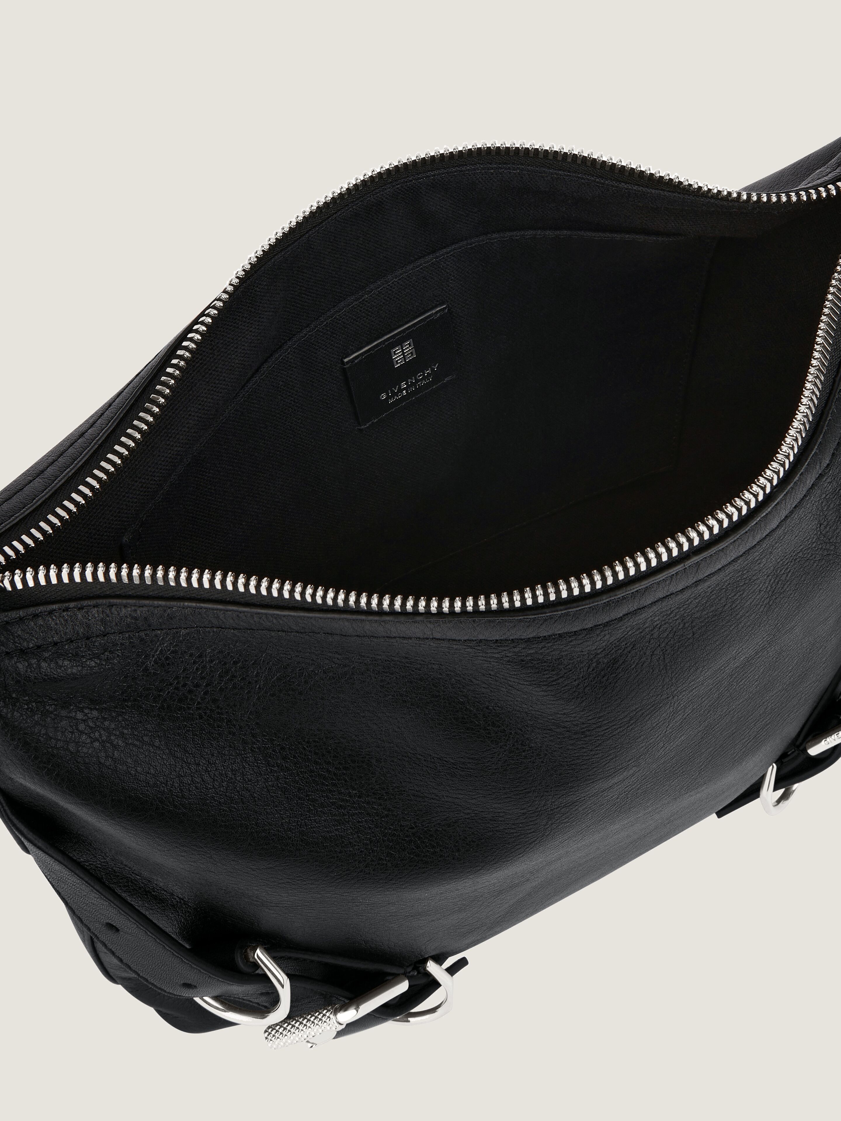 Voyou Crossbody bag in grained leather in - black | Givenchy US