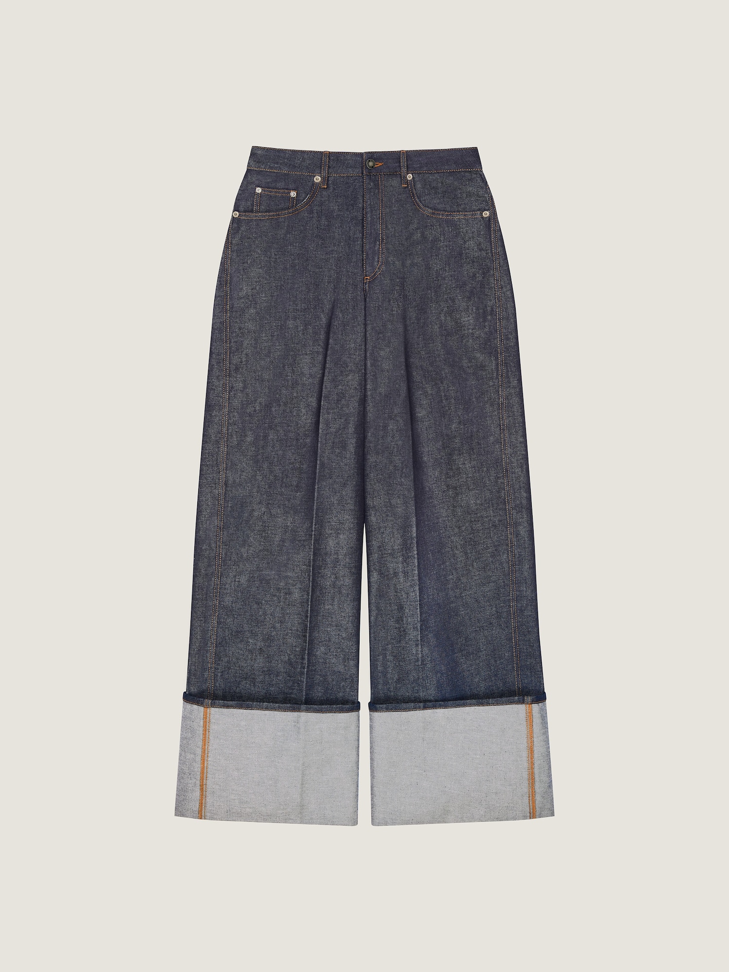 Raw turn-up jeans in - dark blue - BW51AZ518M-401 | Givenchy US