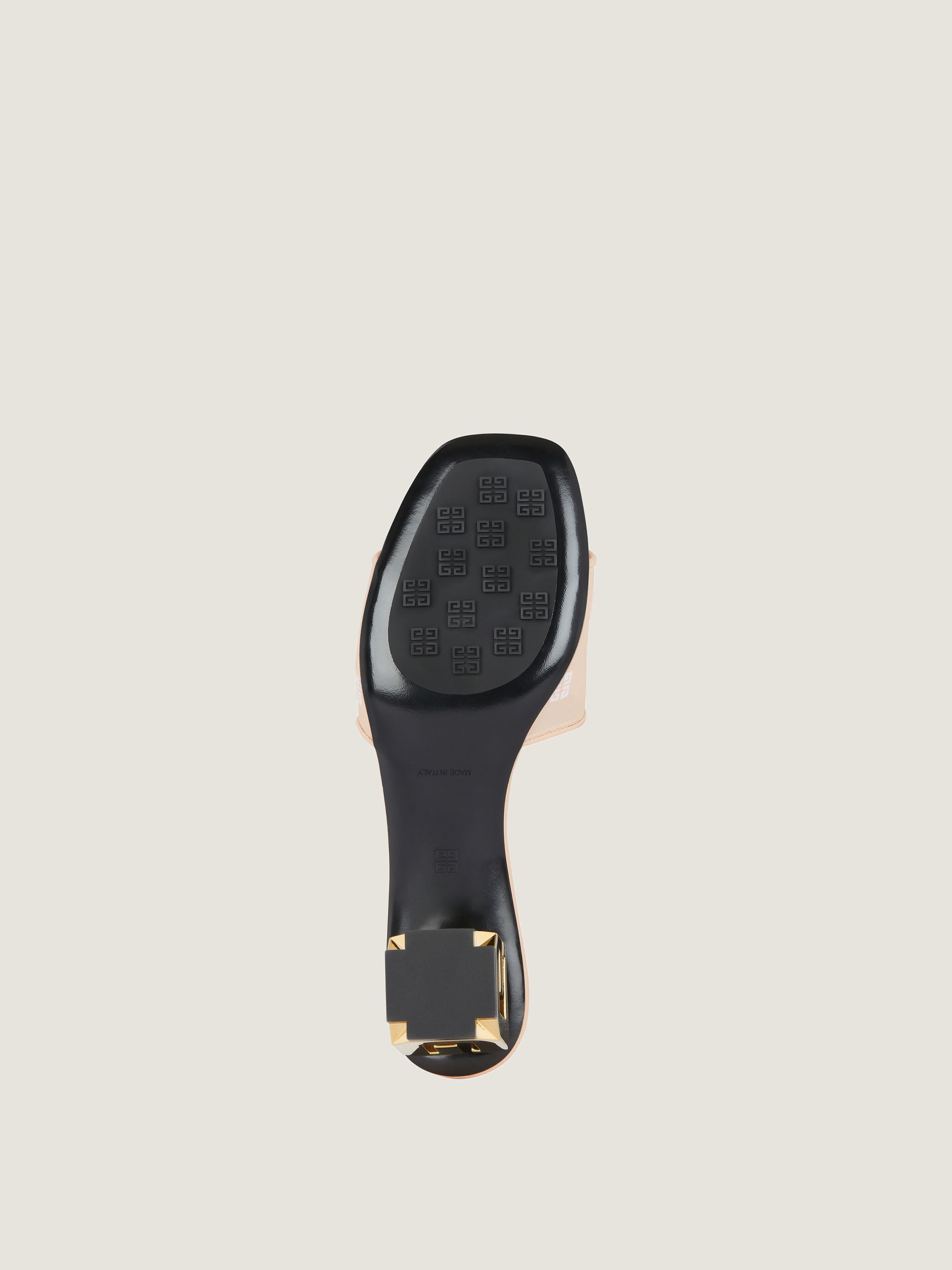 G Cube heeled mules in 4G mesh in - nude | Givenchy ES