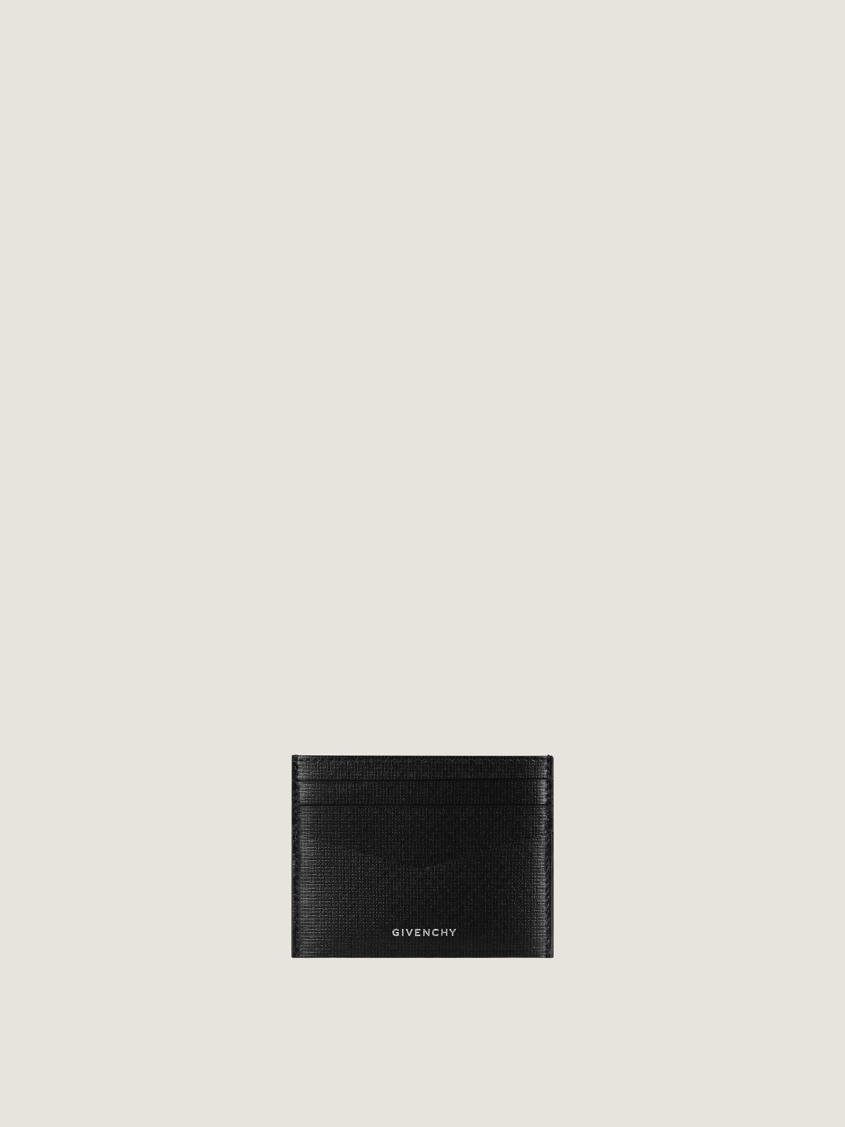 Card holder in 4G leather in - black | Givenchy US