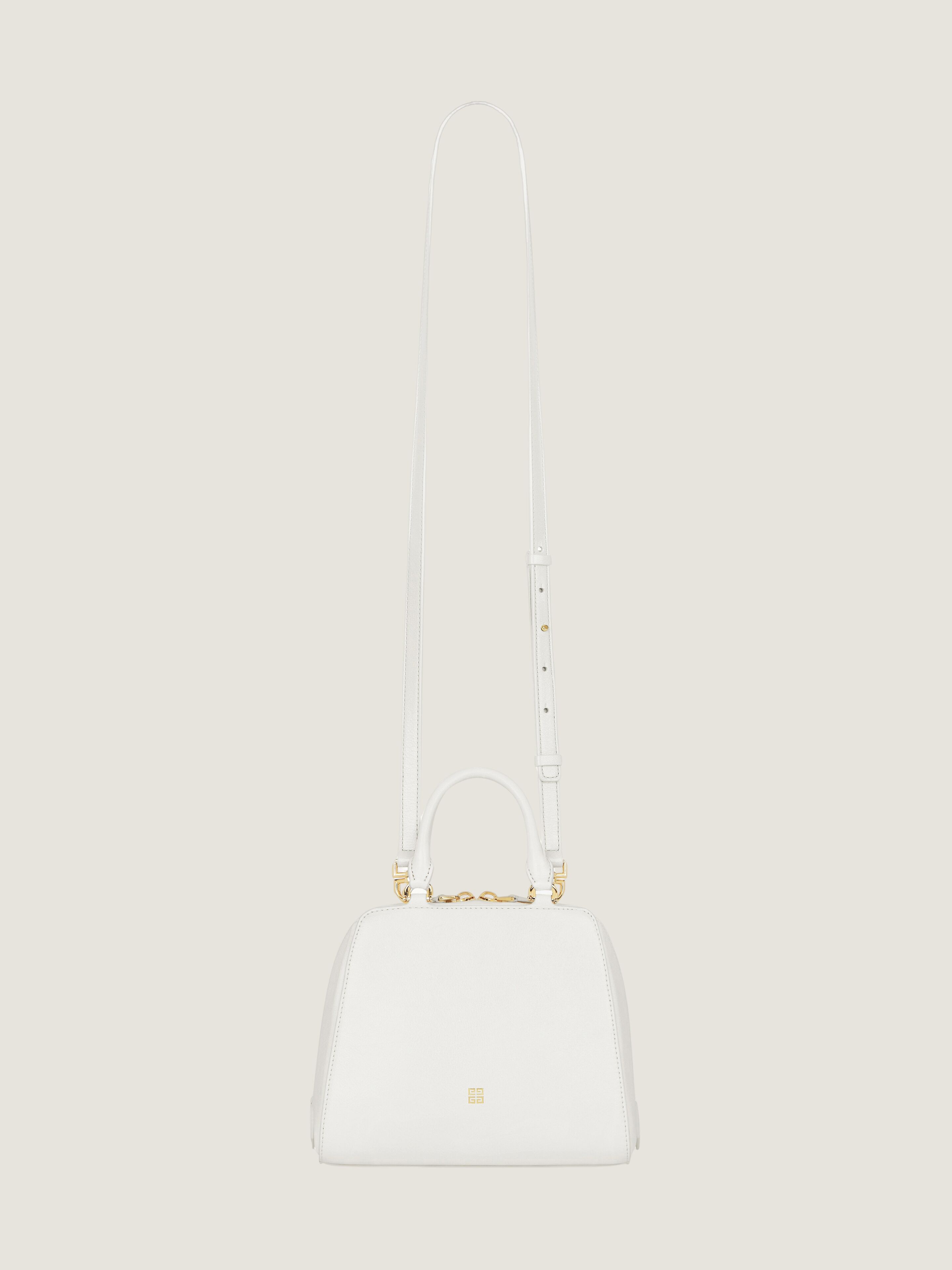 Mini Antigona Cube bag in leather in - ivory | Givenchy US