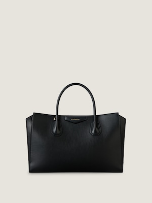 Sac Antigona Catchall medium en cuir grainé brillant