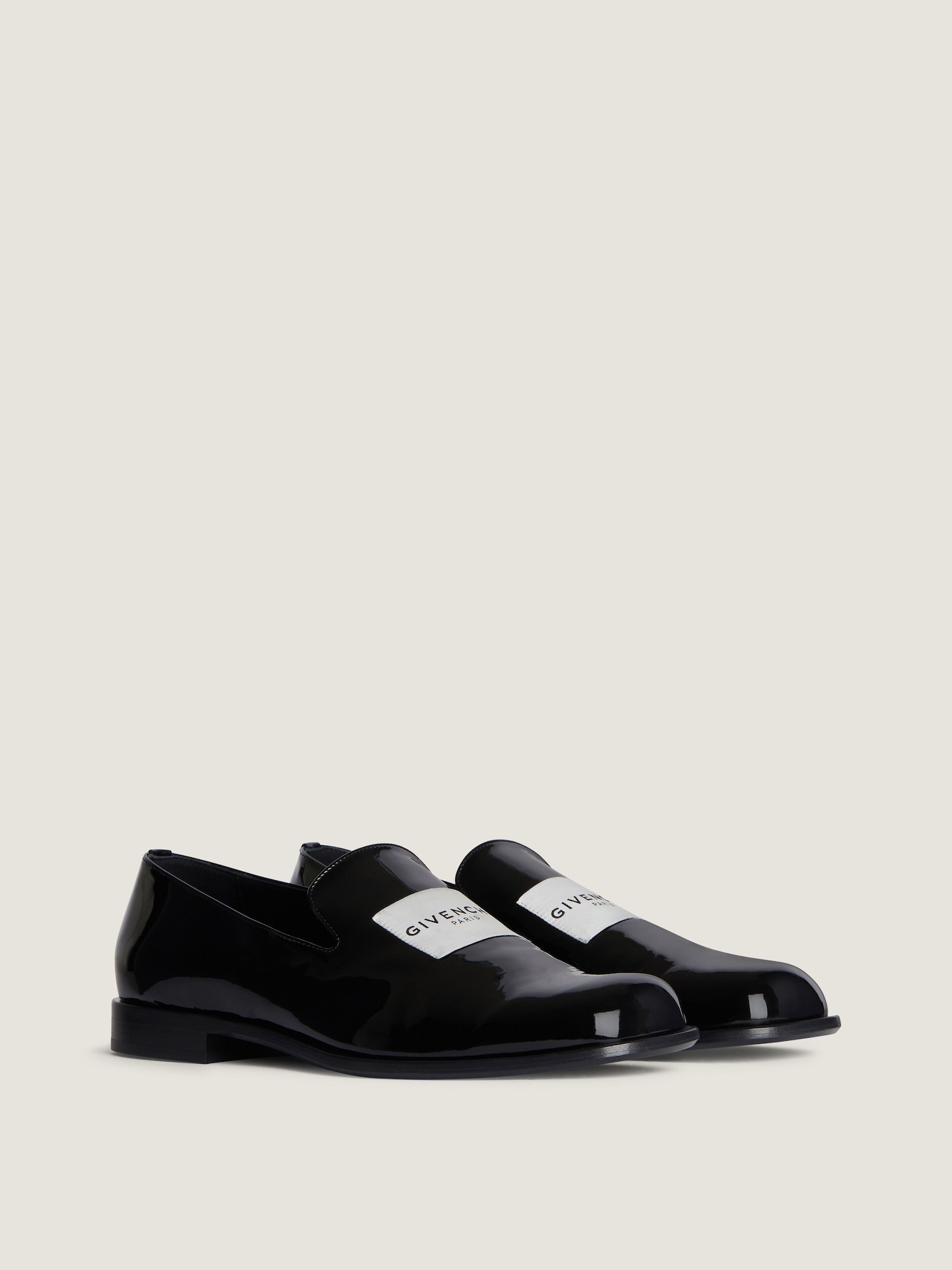 Givenchy  Patent Leather shoes GIVENCHY Collapsible-heel appliquéd patent-leather loafers  main image 4