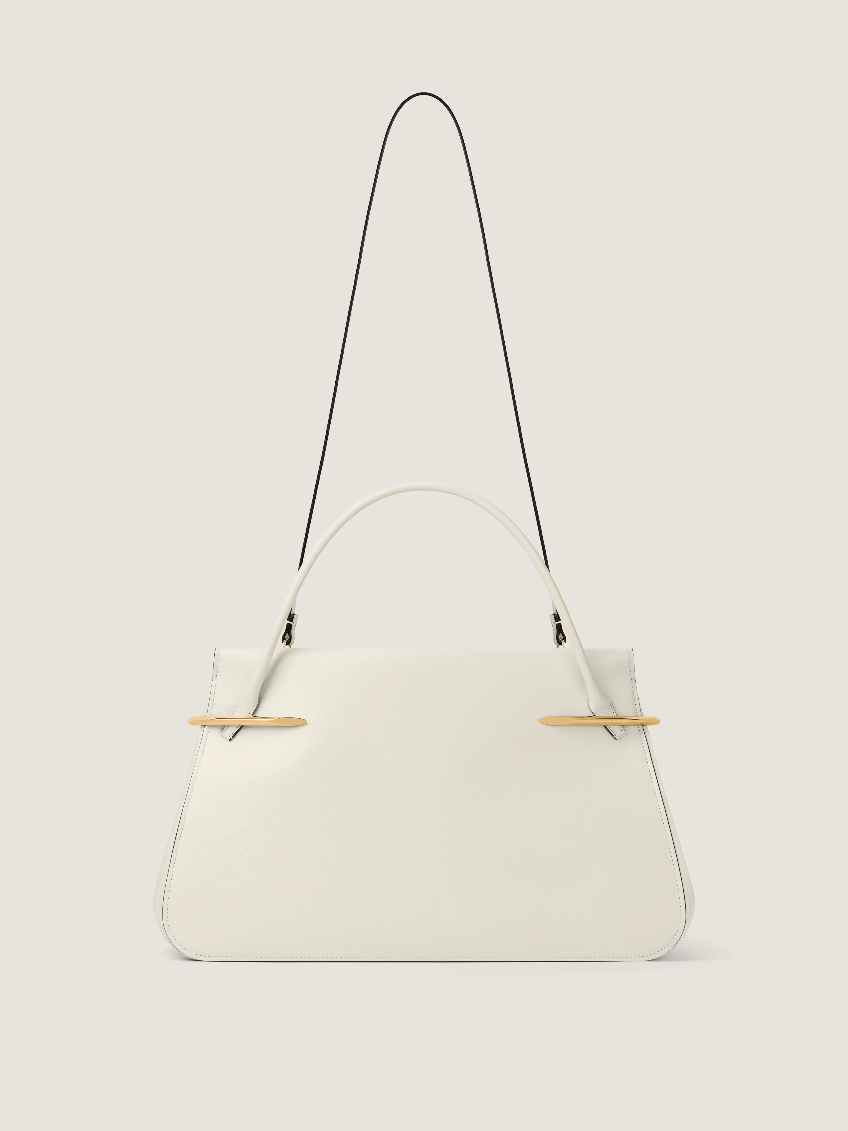 Large Pinch bag in leather in - ivory - BB5157B2CN-105 | Givenchy US