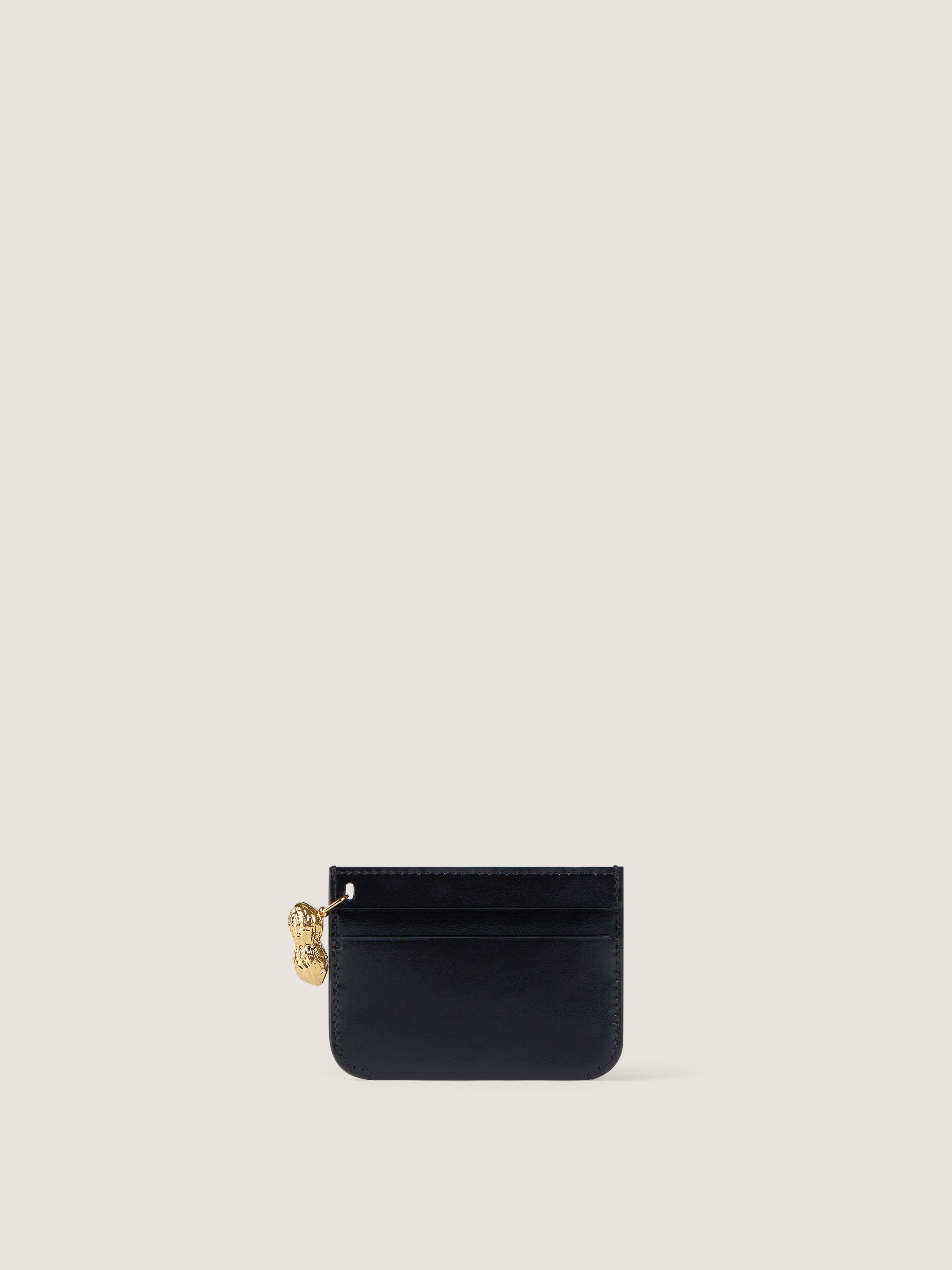 Lucky Charms card holder in Box leather in - black - BB60QBB13A