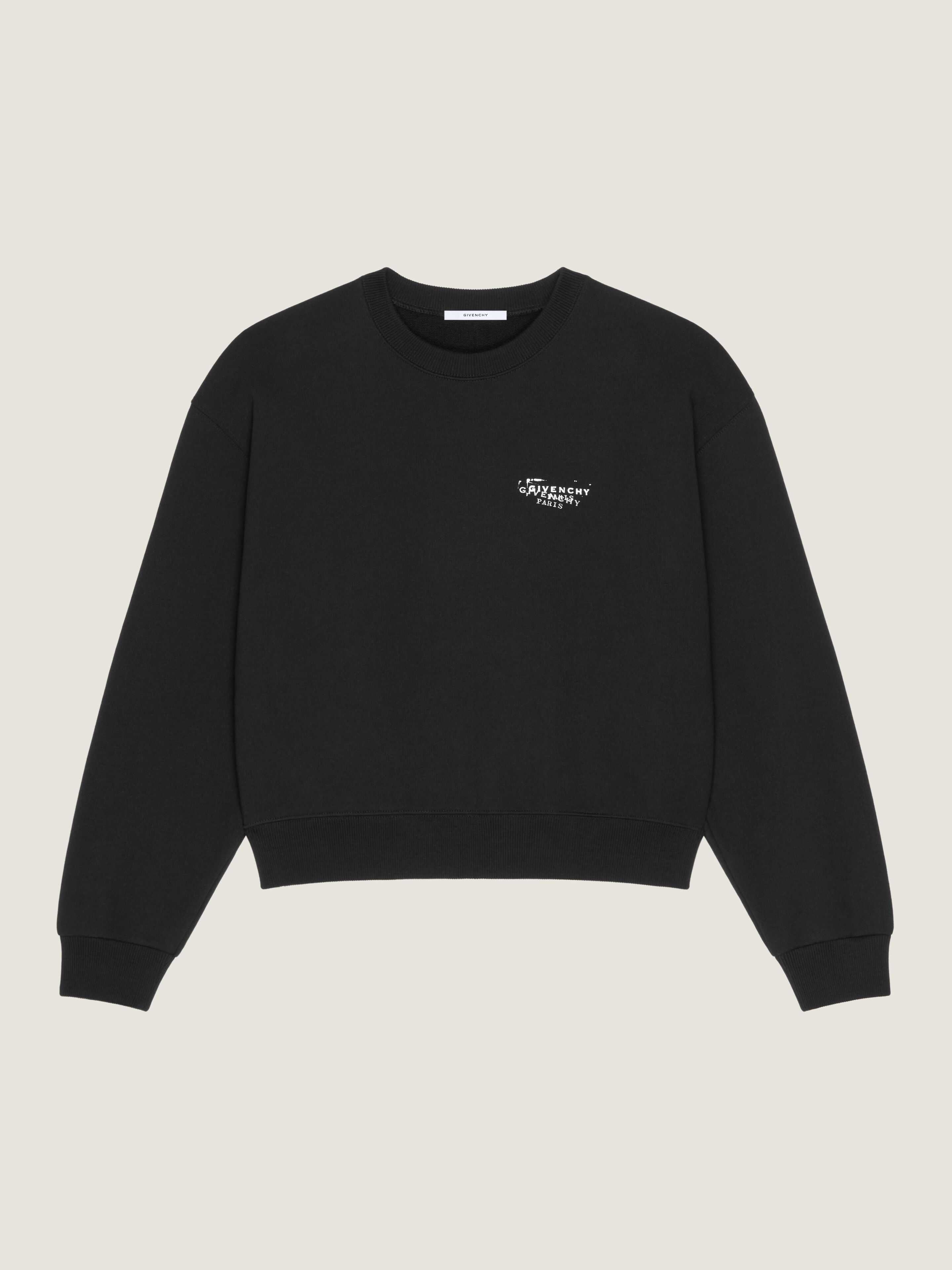 Sweatshirt in fleece with GIVENCHY Stamp print | Givenchy US