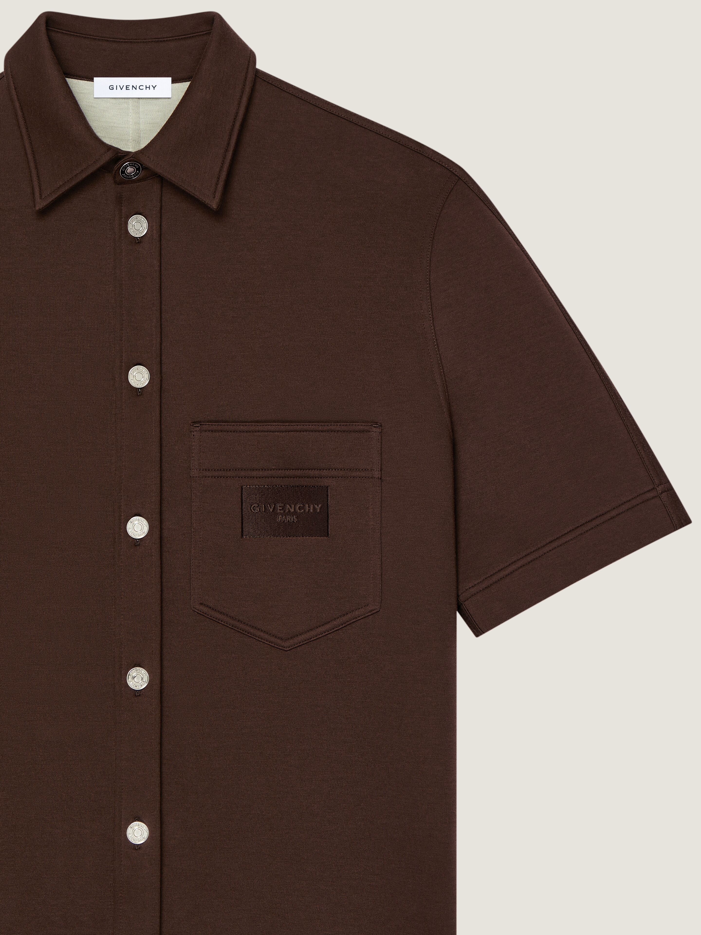 Polo in scuba in - brown - BM618J3YSY-200 | Givenchy US