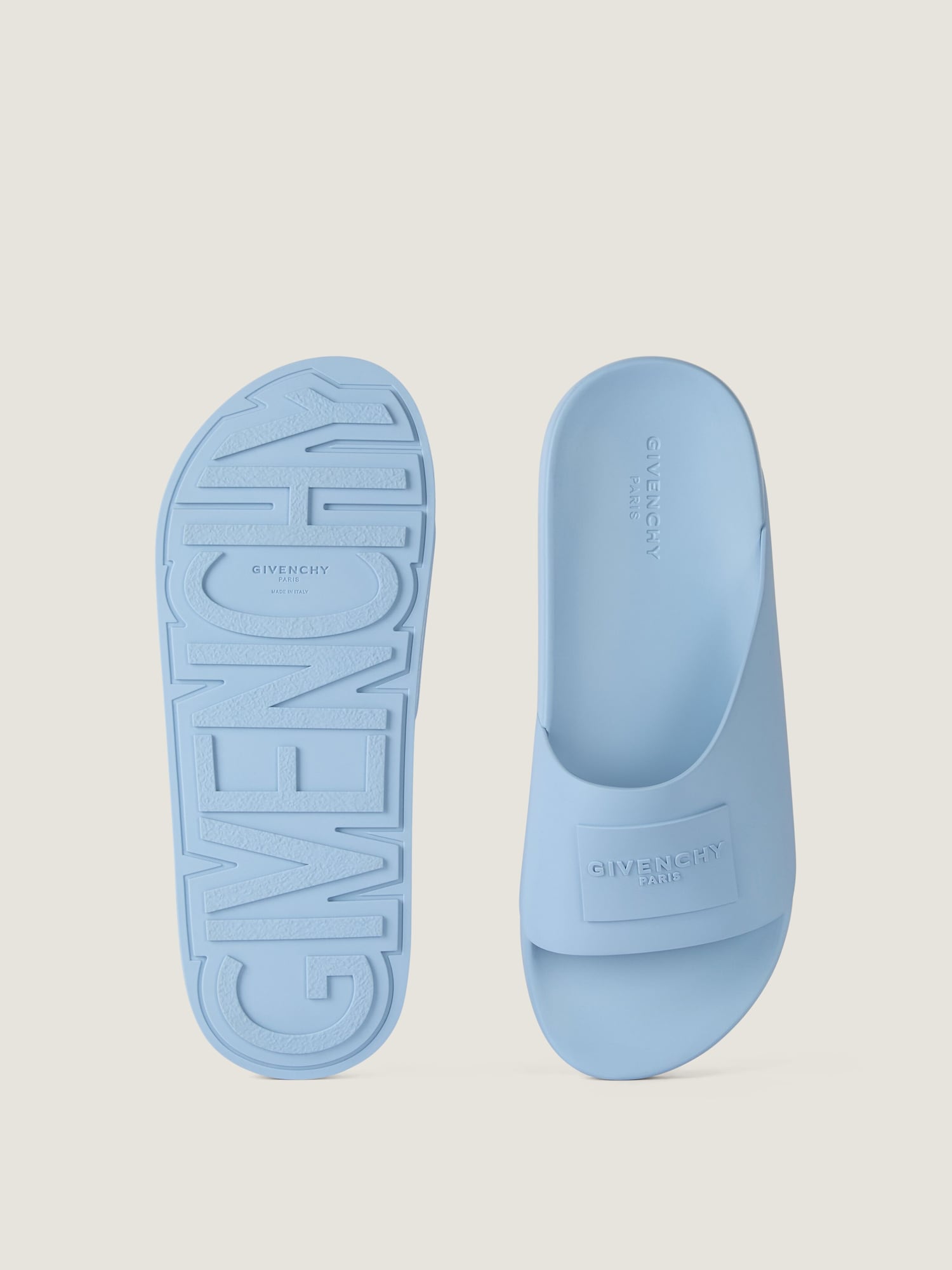 Givenchy slides Label Slide mules in rubber in - black - BH302MH1XL-001  main image 2