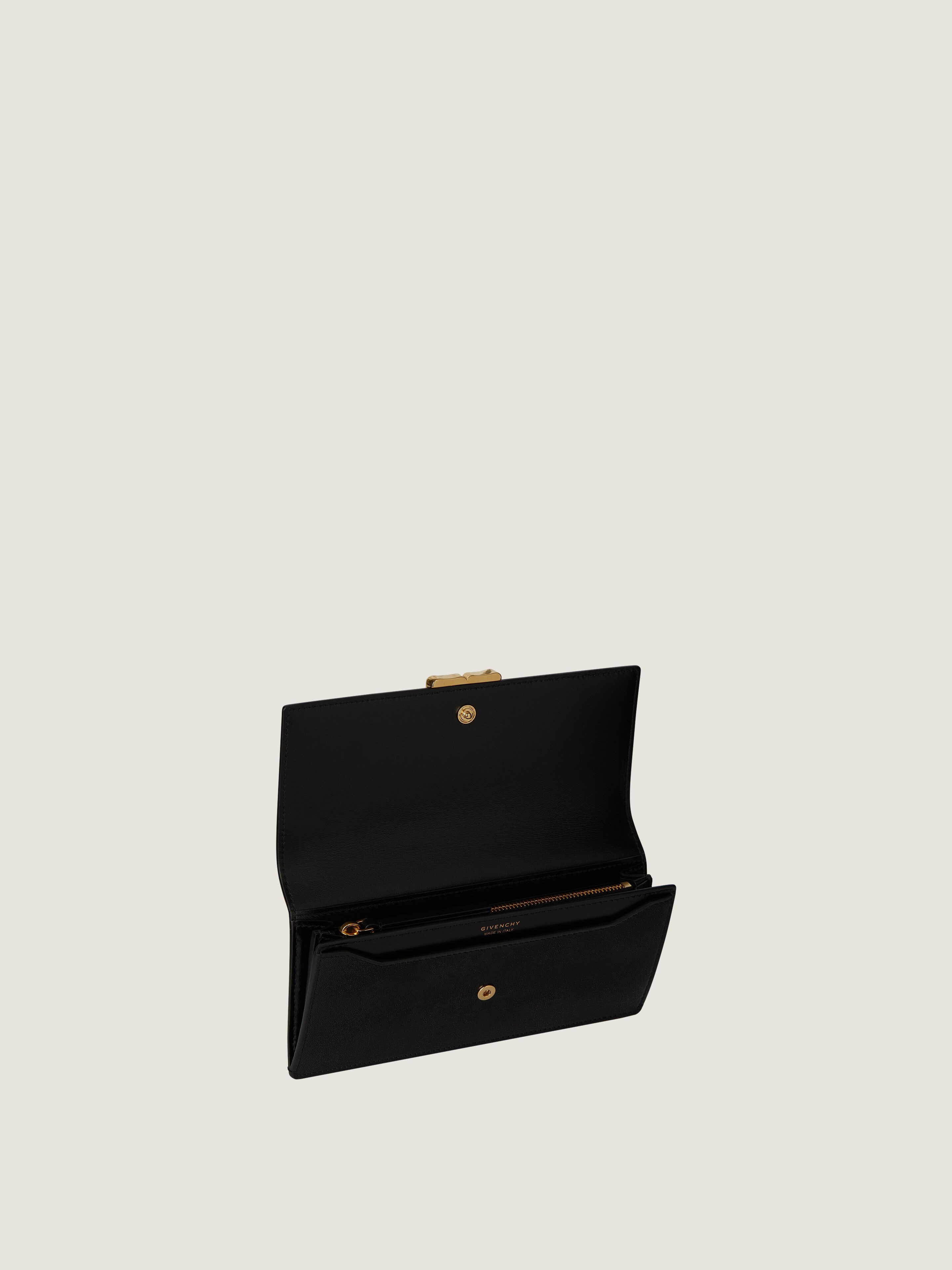 送料無料 通販 ファッション ウォレット 4Gリキッド ボックスレザー JP GIVENCHY | ブラック - バッグ
