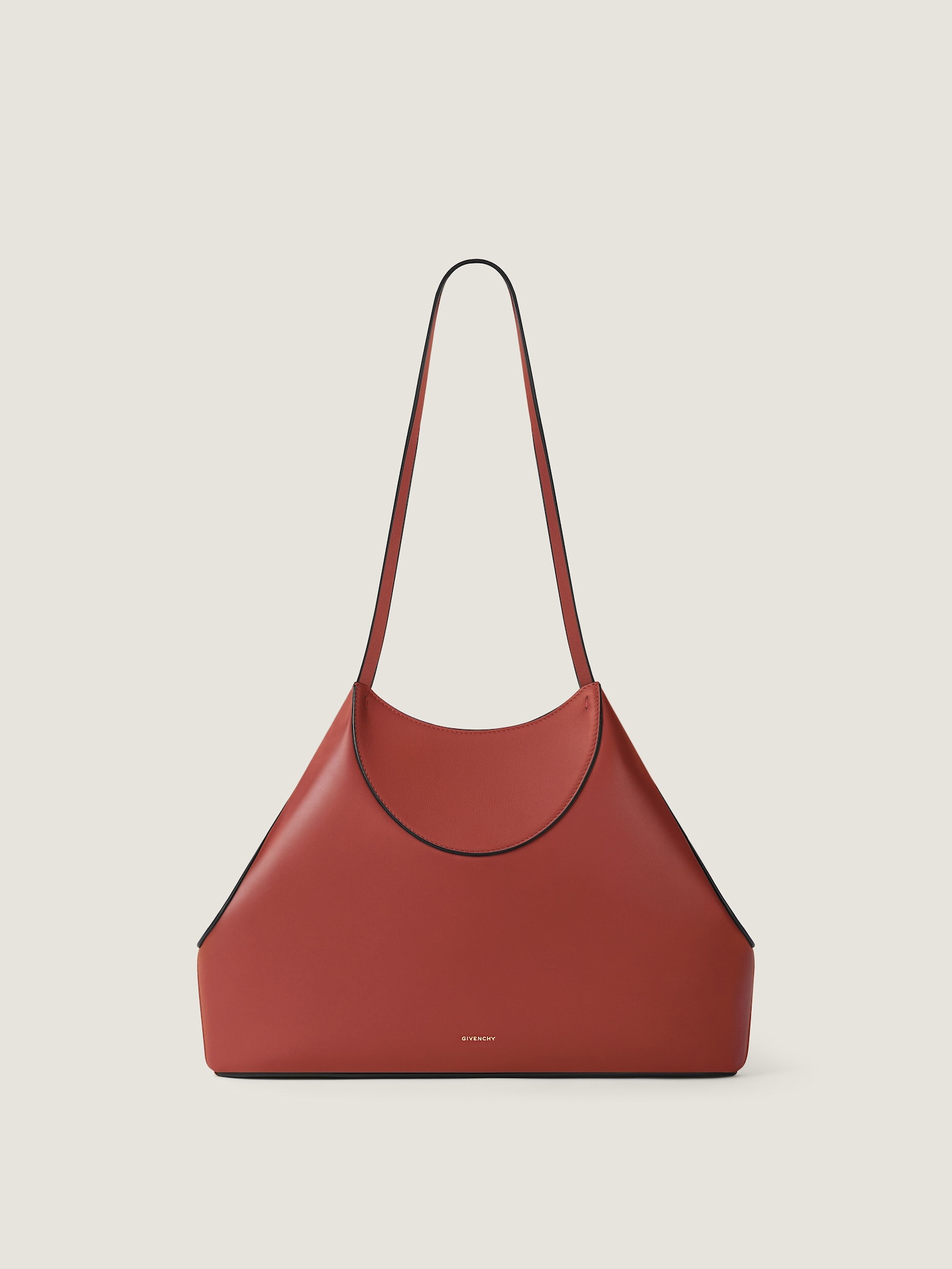 Small Facet tote bag in grained leather in - terracotta | Givenchy DE