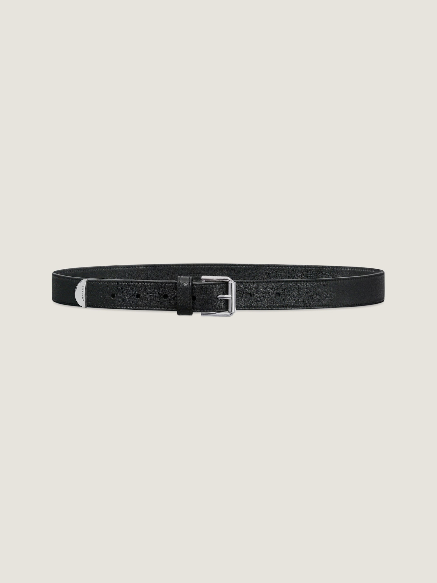Givenchy Voyou Leather Belt Voyou large belt in shiny leather in - black - BB408JB2AE  main image 4