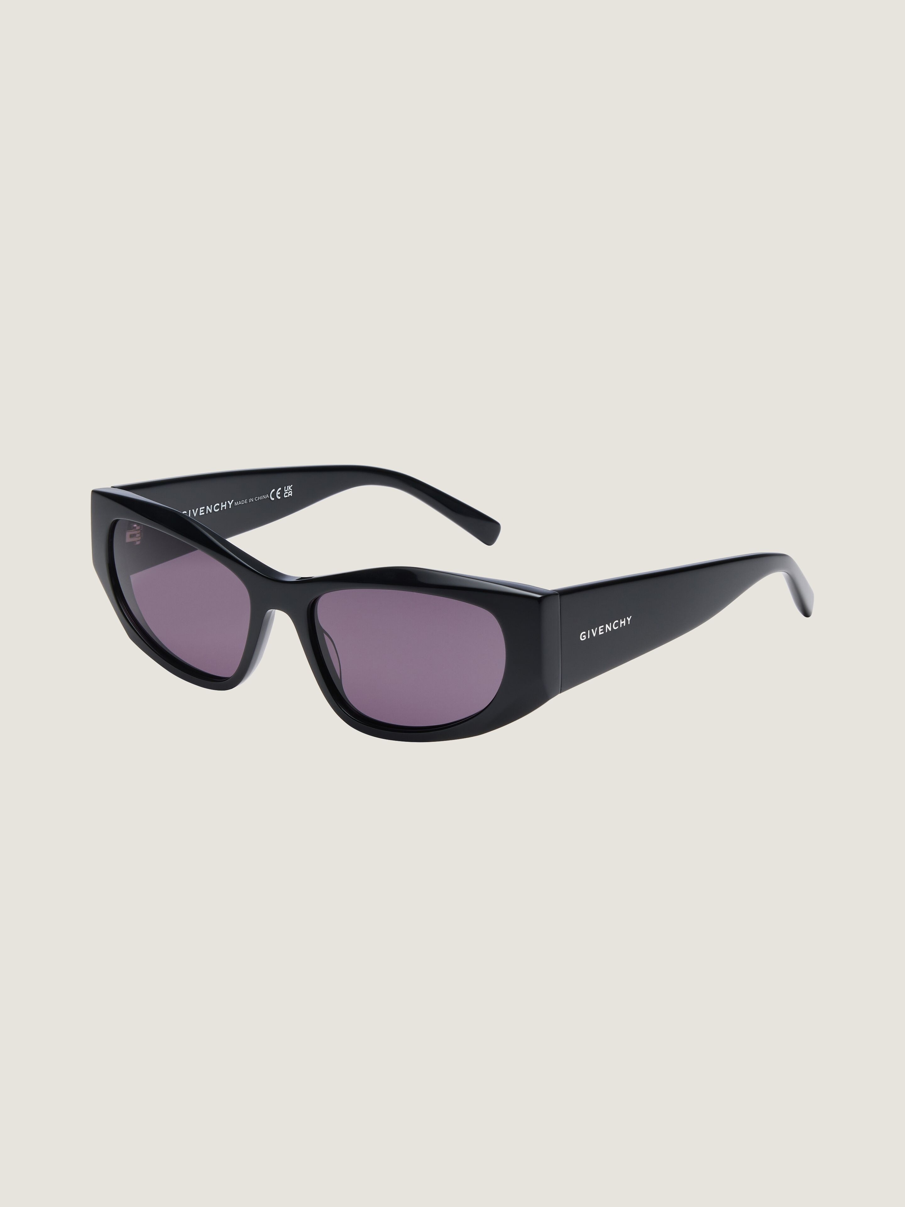Givenchy SGV213 Vintage Shield Oversized Sunglasses, Unique
