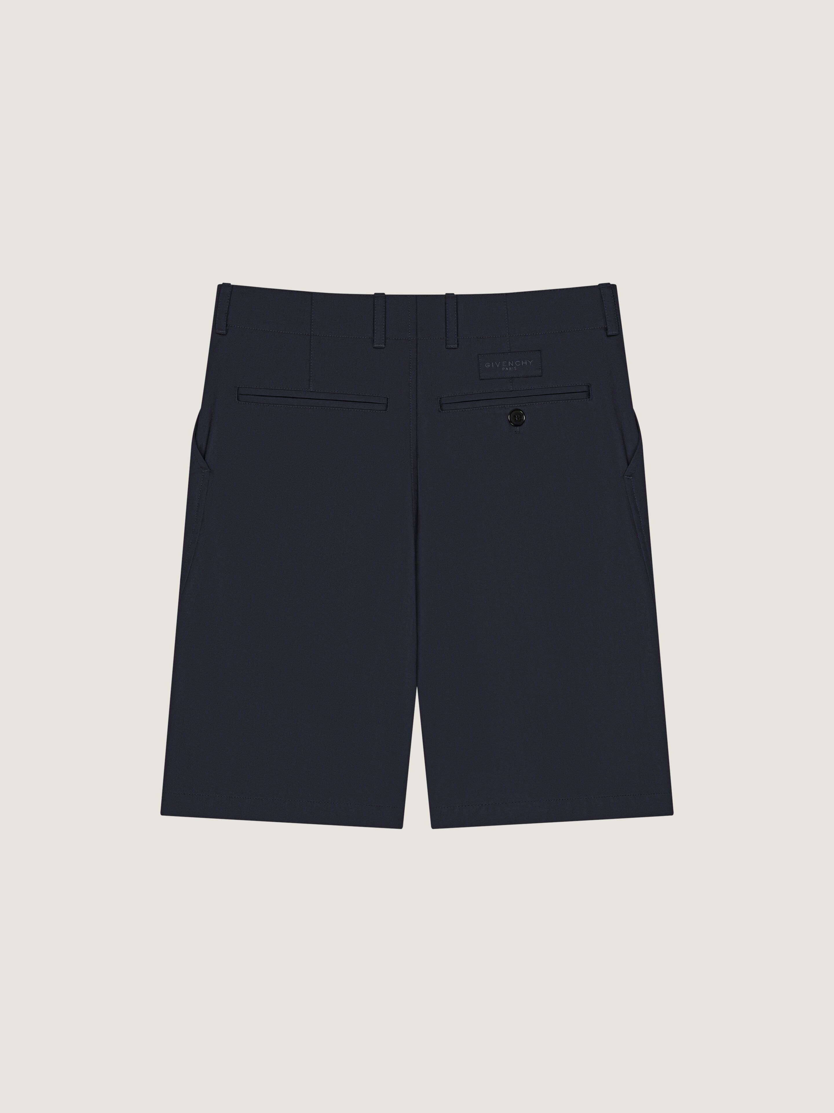 simpti. Chino Bermuda Shorts チノバミューダショーツ Couture Seam chino bermuda shorts in cotton in - dark navy