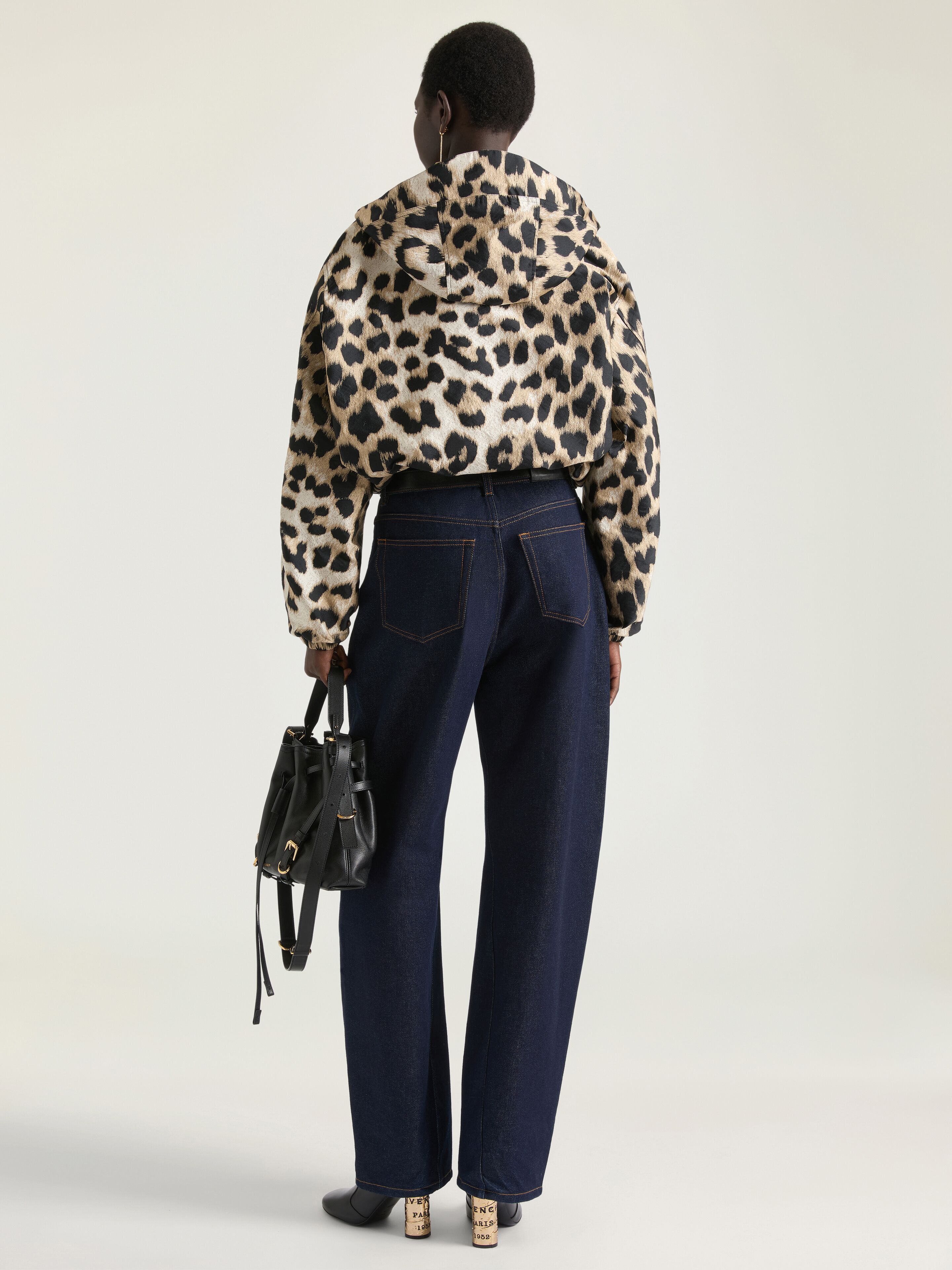 Windbreaker in leopard jacquard | Givenchy DE | Givenchy