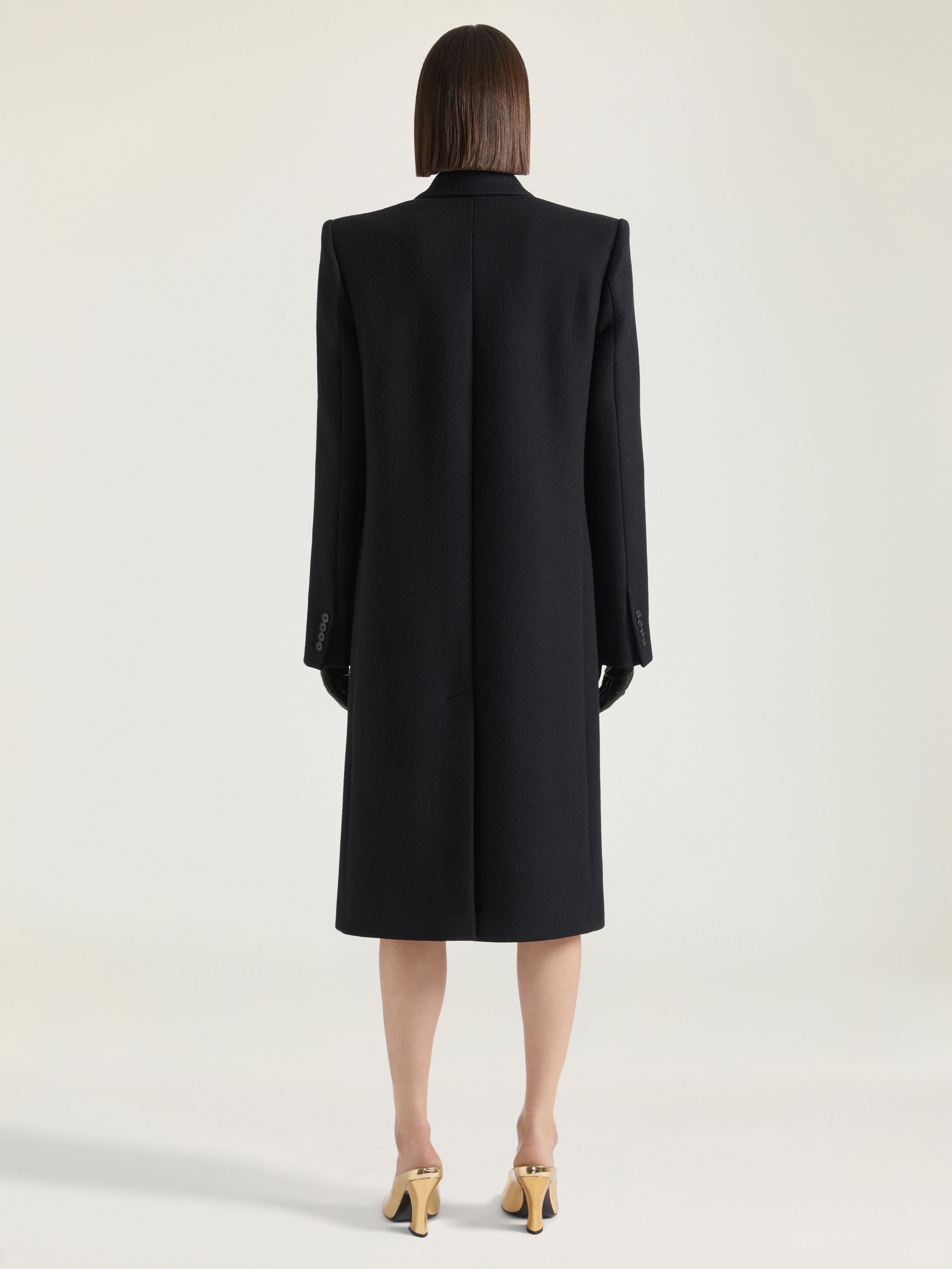 Formal coat in wool in - black - BWC0DZ15X2-001 | Givenchy