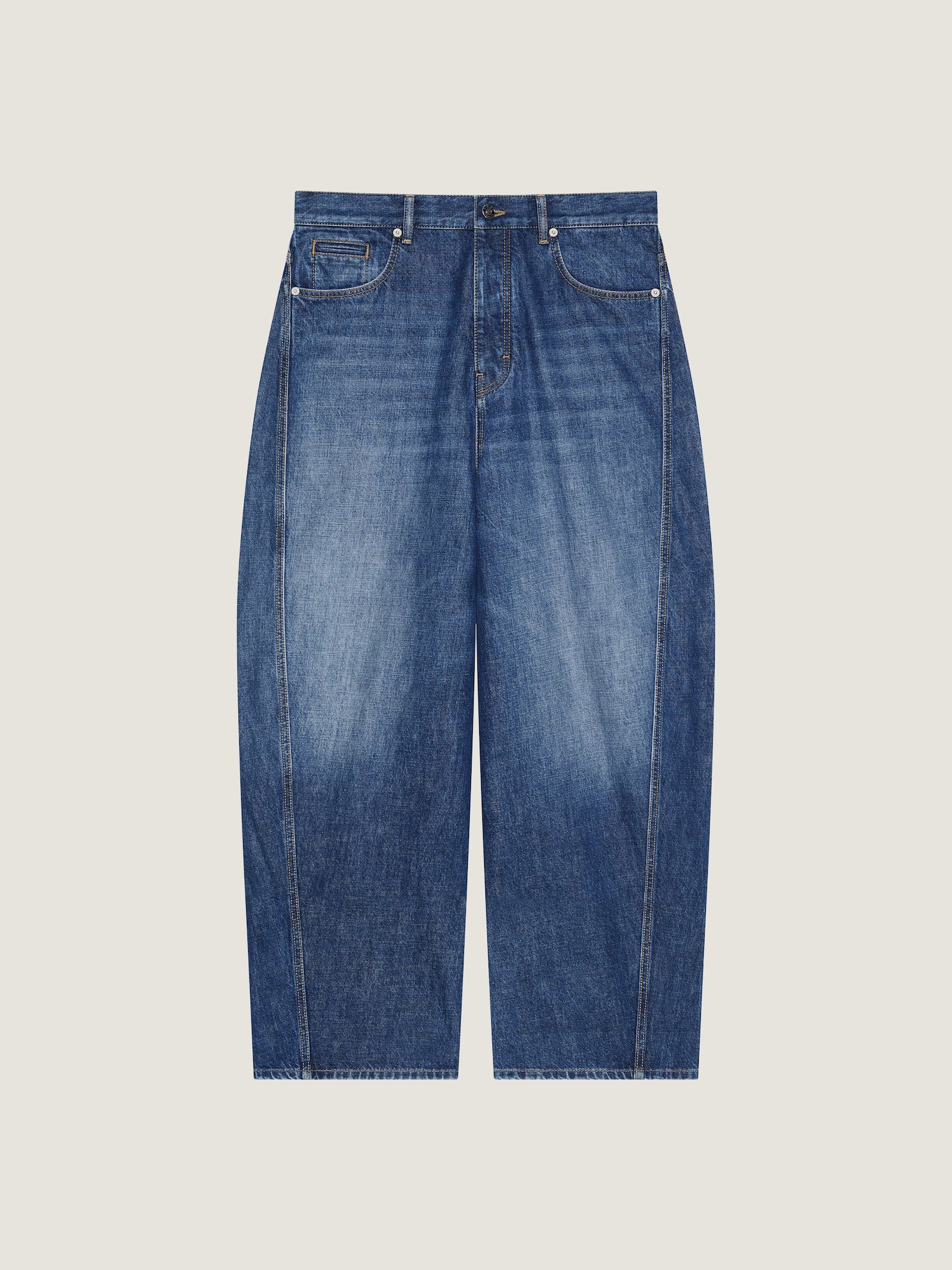 Couture Seam dark blue jeans