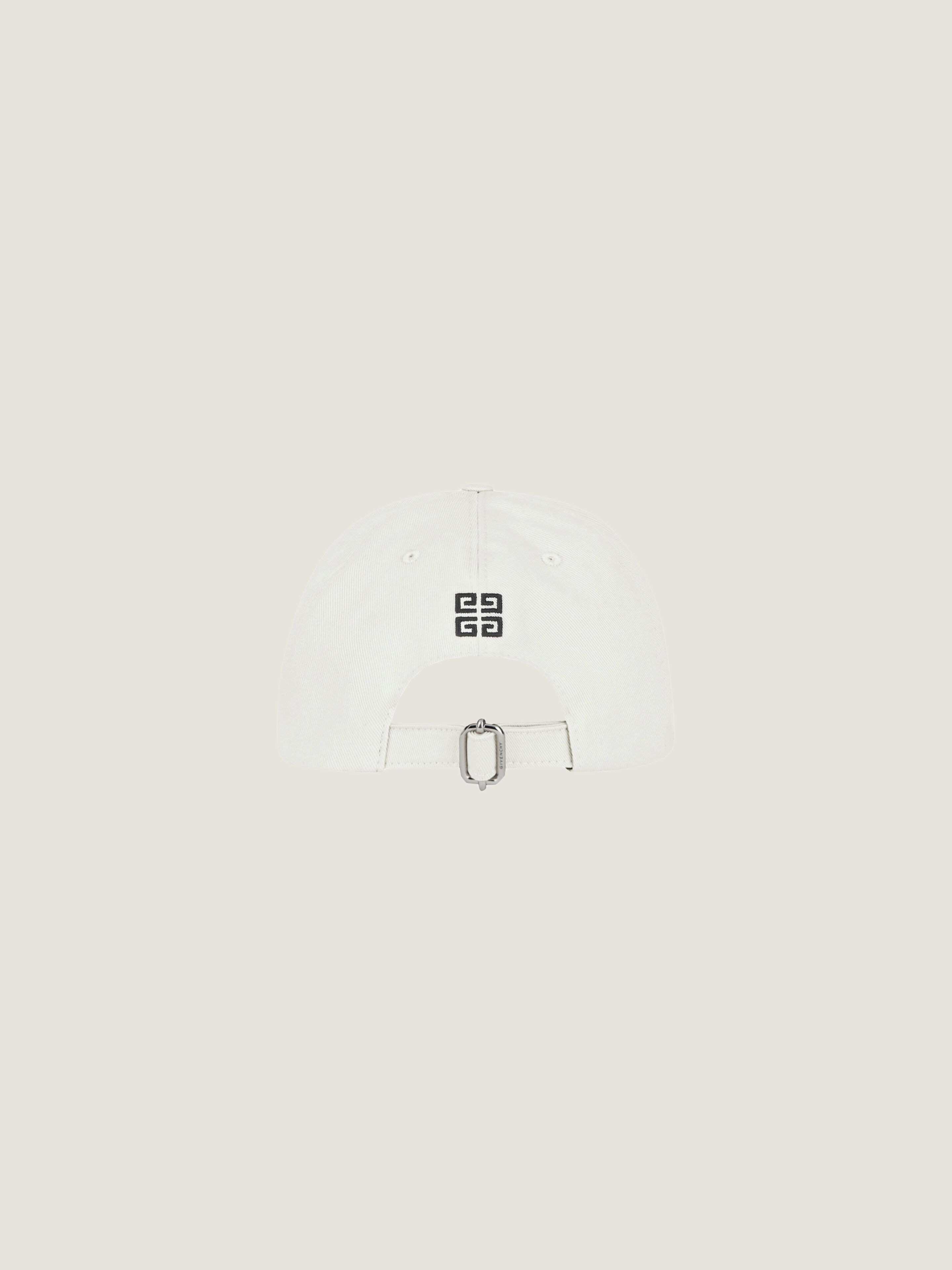 キャップ GIVENCHY FW25 W CURVED CAP (BGZ04ZG06N 001) Givenchy Black Cotton Twill Curved Cap | Fashion Clinic