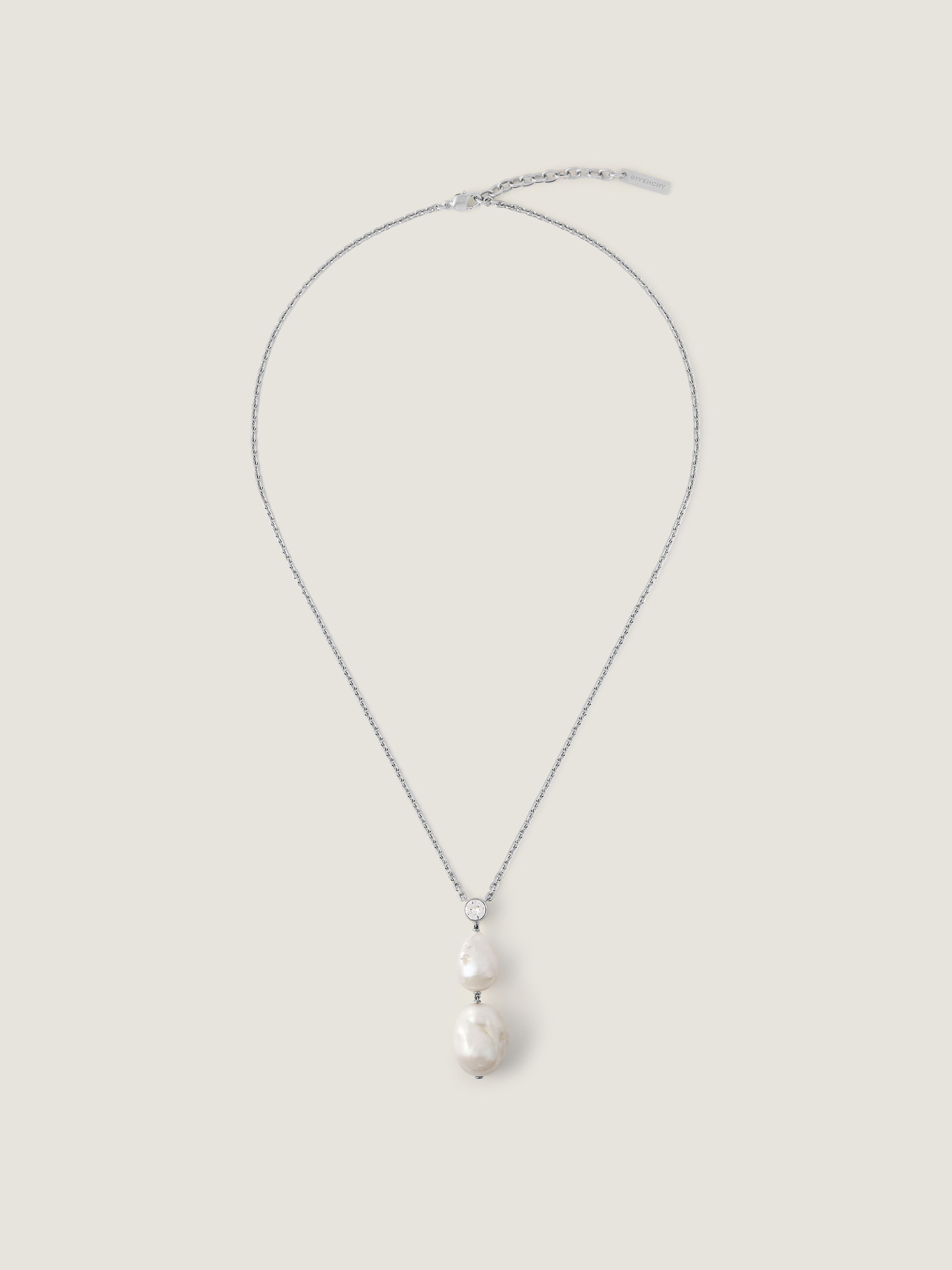Givenchy Crystal Pearl Necklace In Metal, Crystals And Pearls In Multi