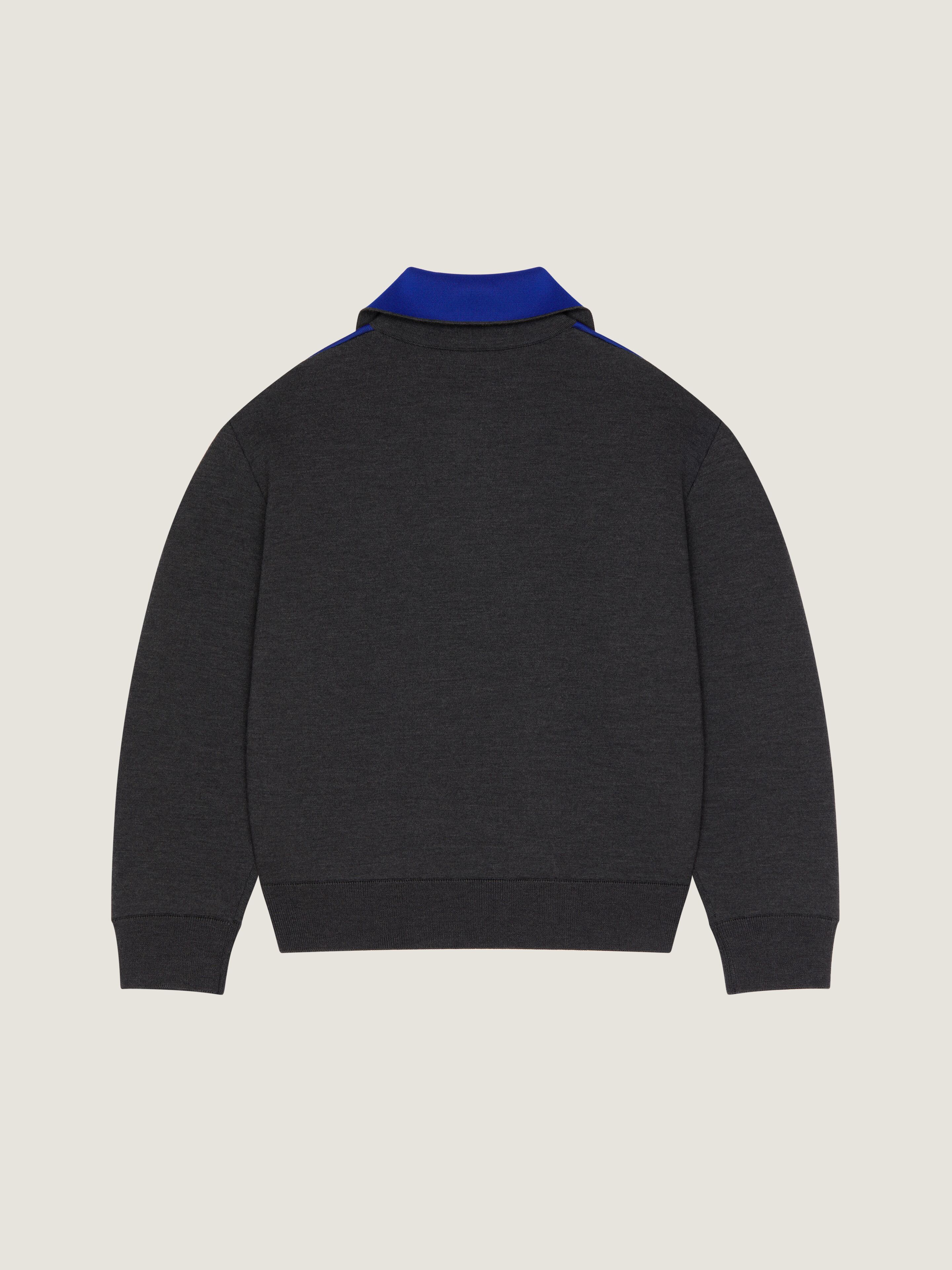 Couture Seam sweater in wool with GIVENCHY Paris jacquard in