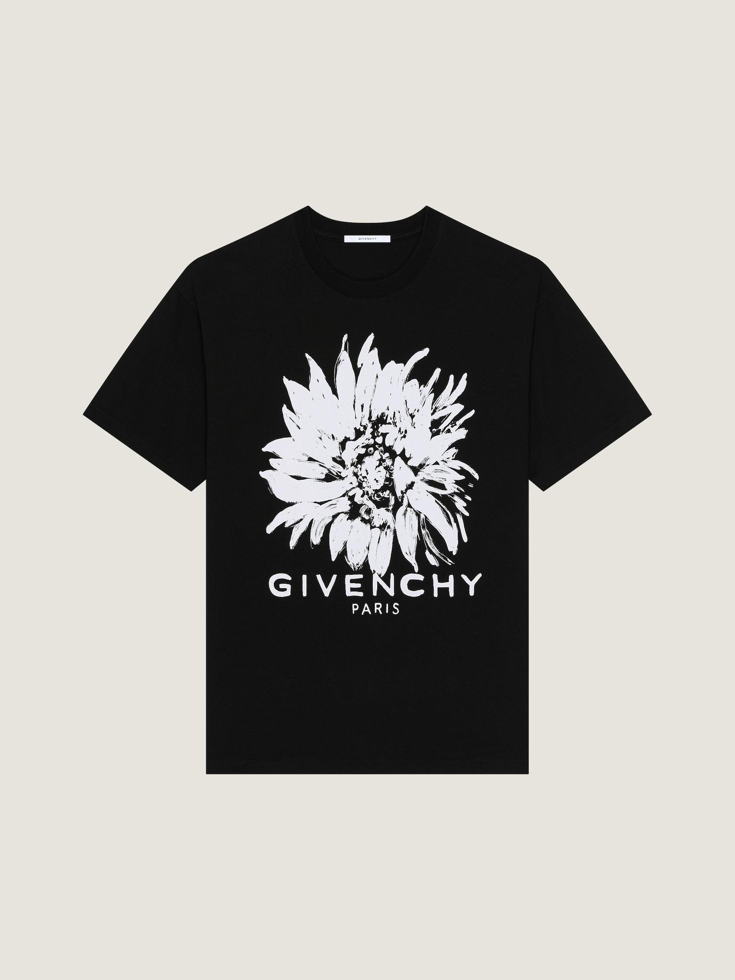 GIVENCHY サンフラワープリント コットン Tシャツ