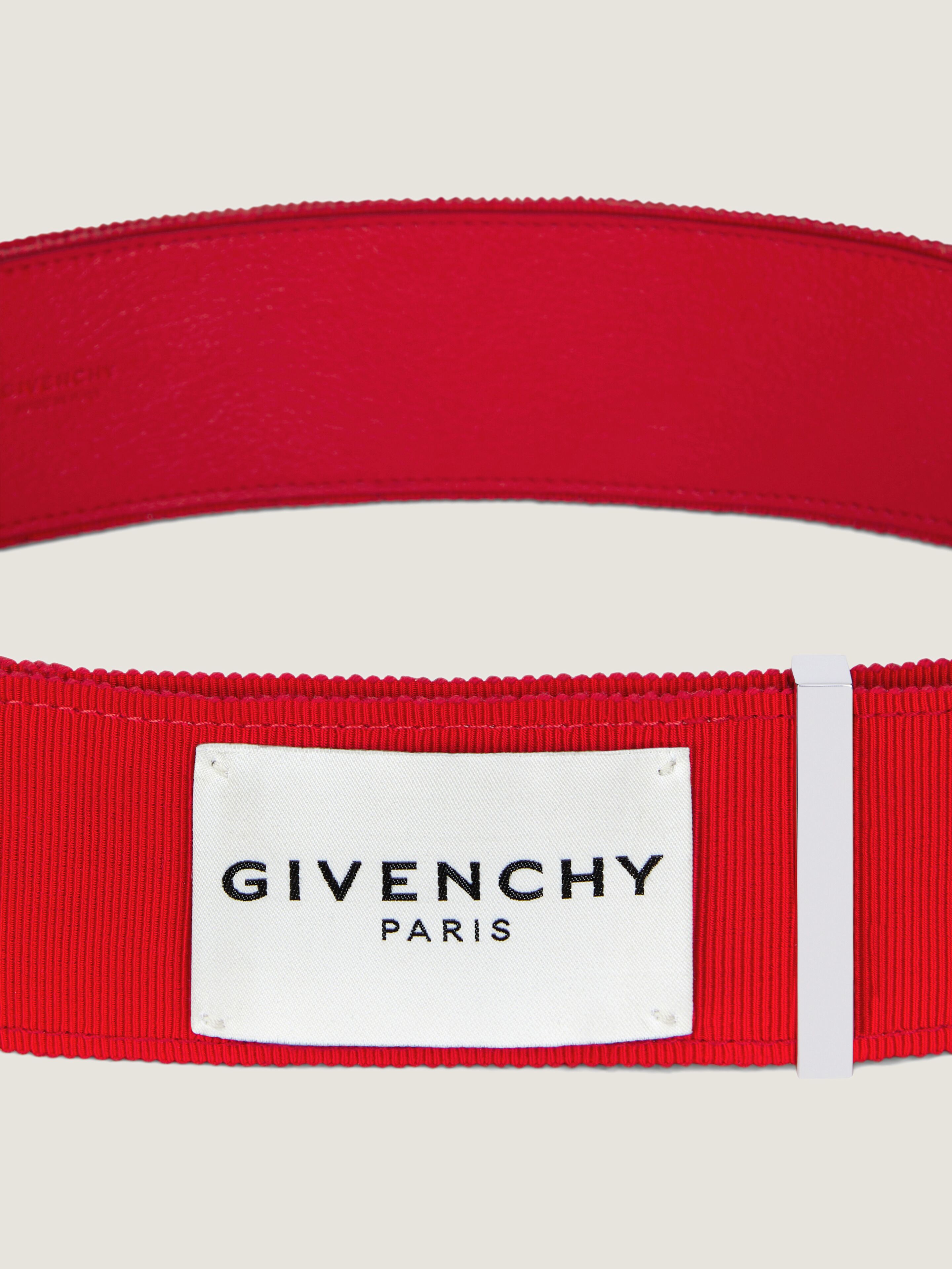 Long belt in gros grain in - vermillon - BB4098B2AW-640 | Givenchy US