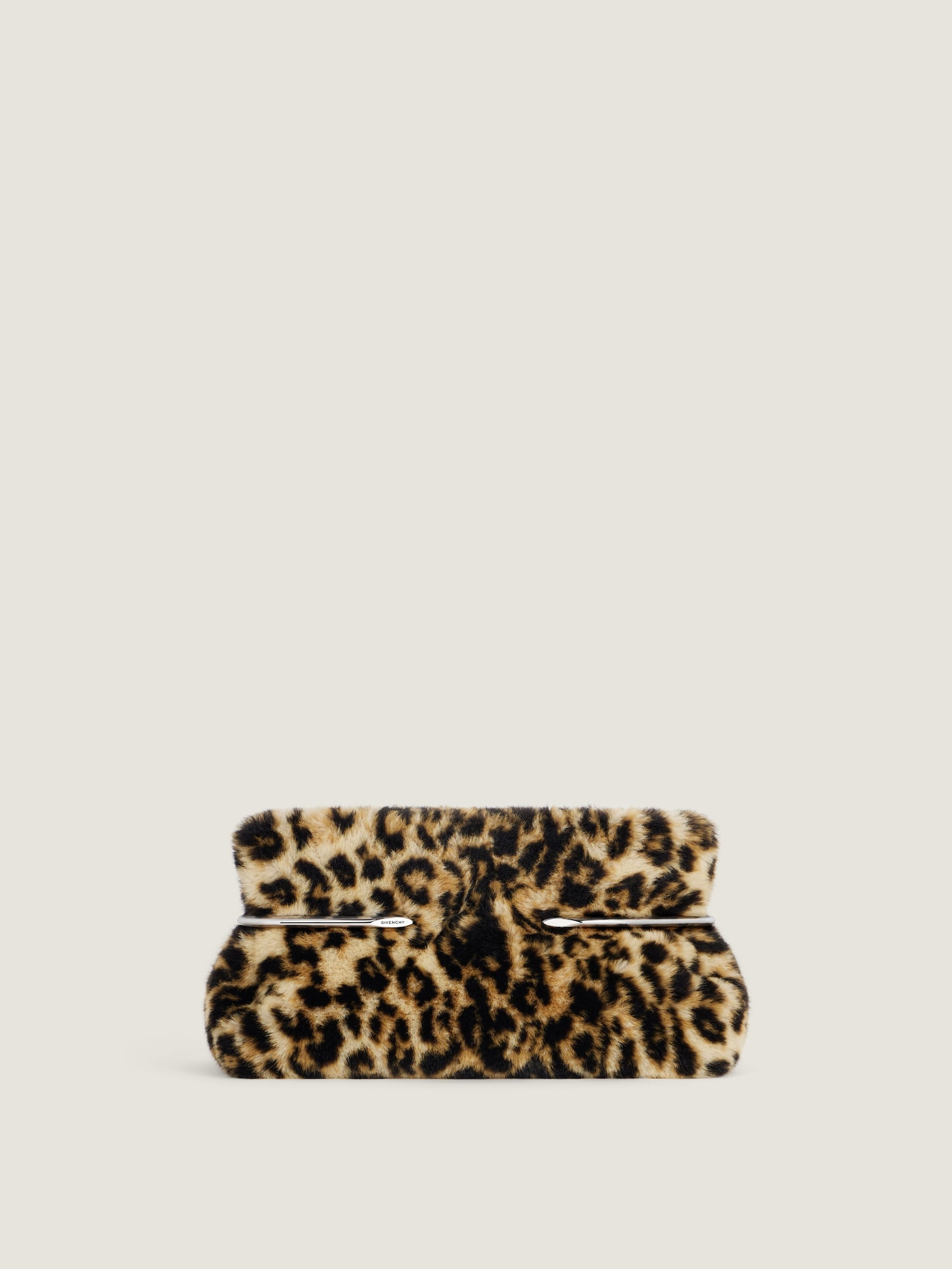 GIVENCHY ピンチ シアリング エフェクト レオパード ソフトクラッチ