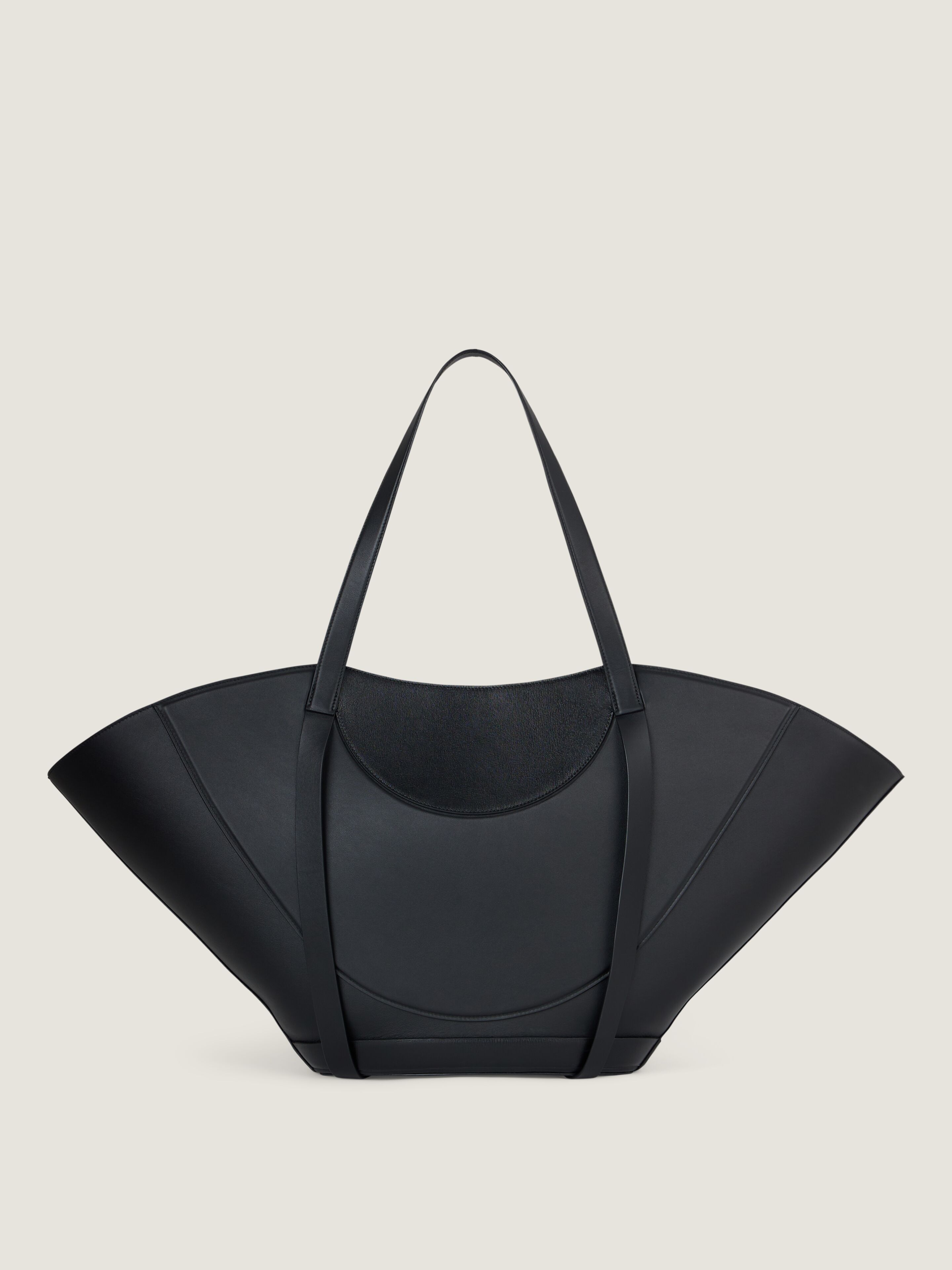Large The Snatch basket bag in leather in - black - BB519NB2DG-001