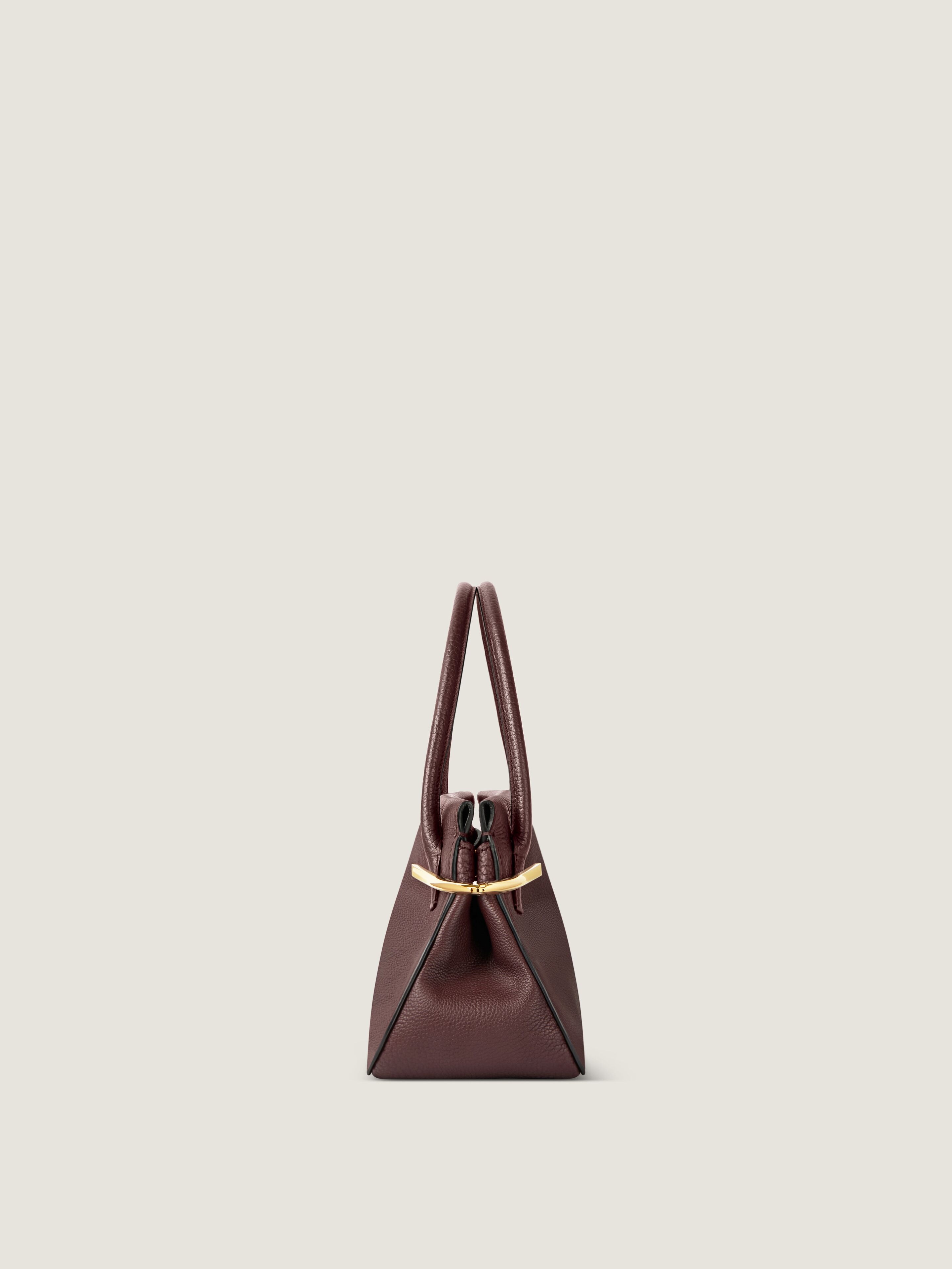 Medium Pinch bag in grained leather in - ebony brown | Givenchy US
