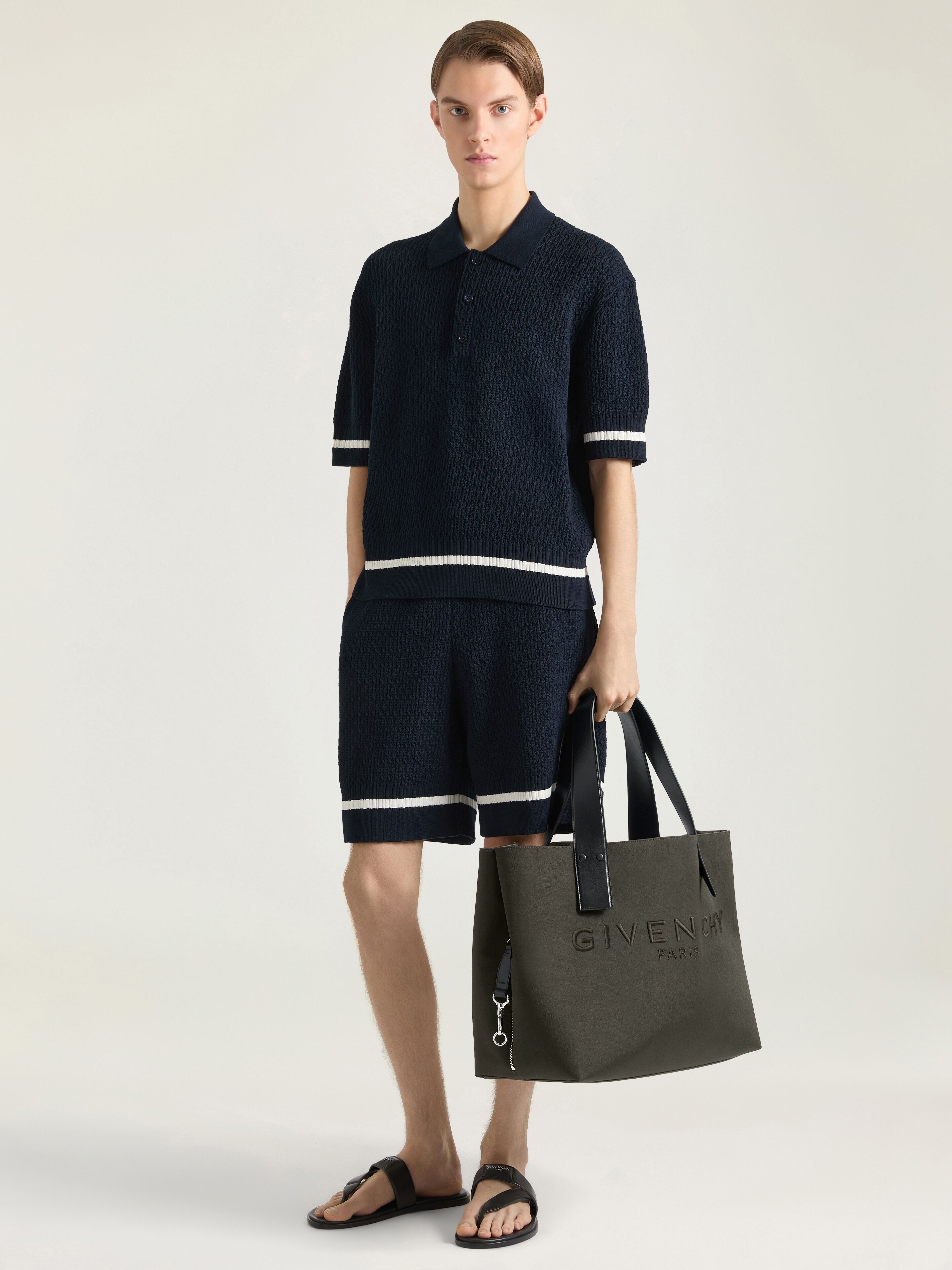 GIVENCHYカーゴ キャンバス トートバッグ - トープ BK50G4K21W-281