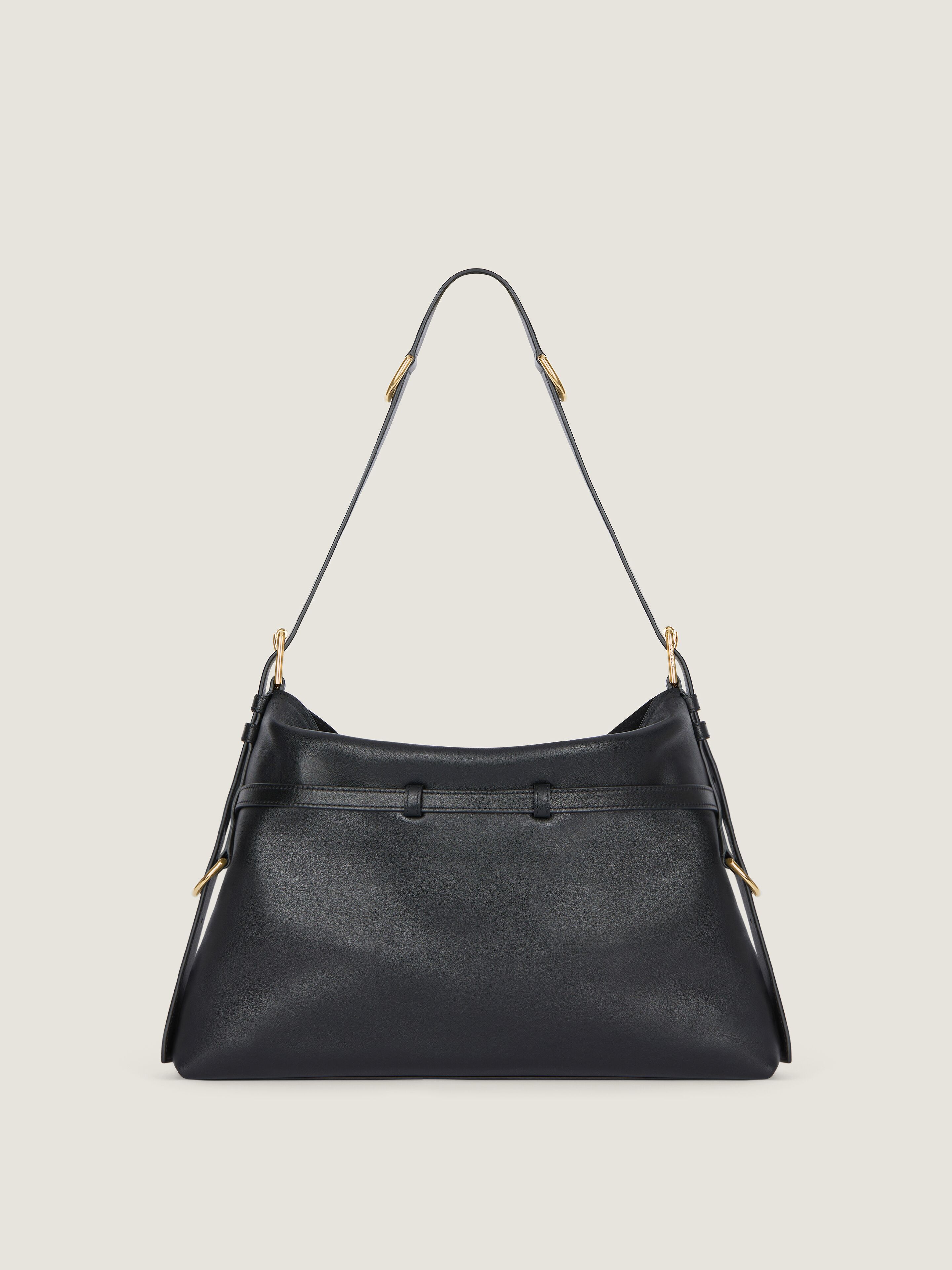 Medium Voyou bag shiny leather in - black - BB5131B2AE-001