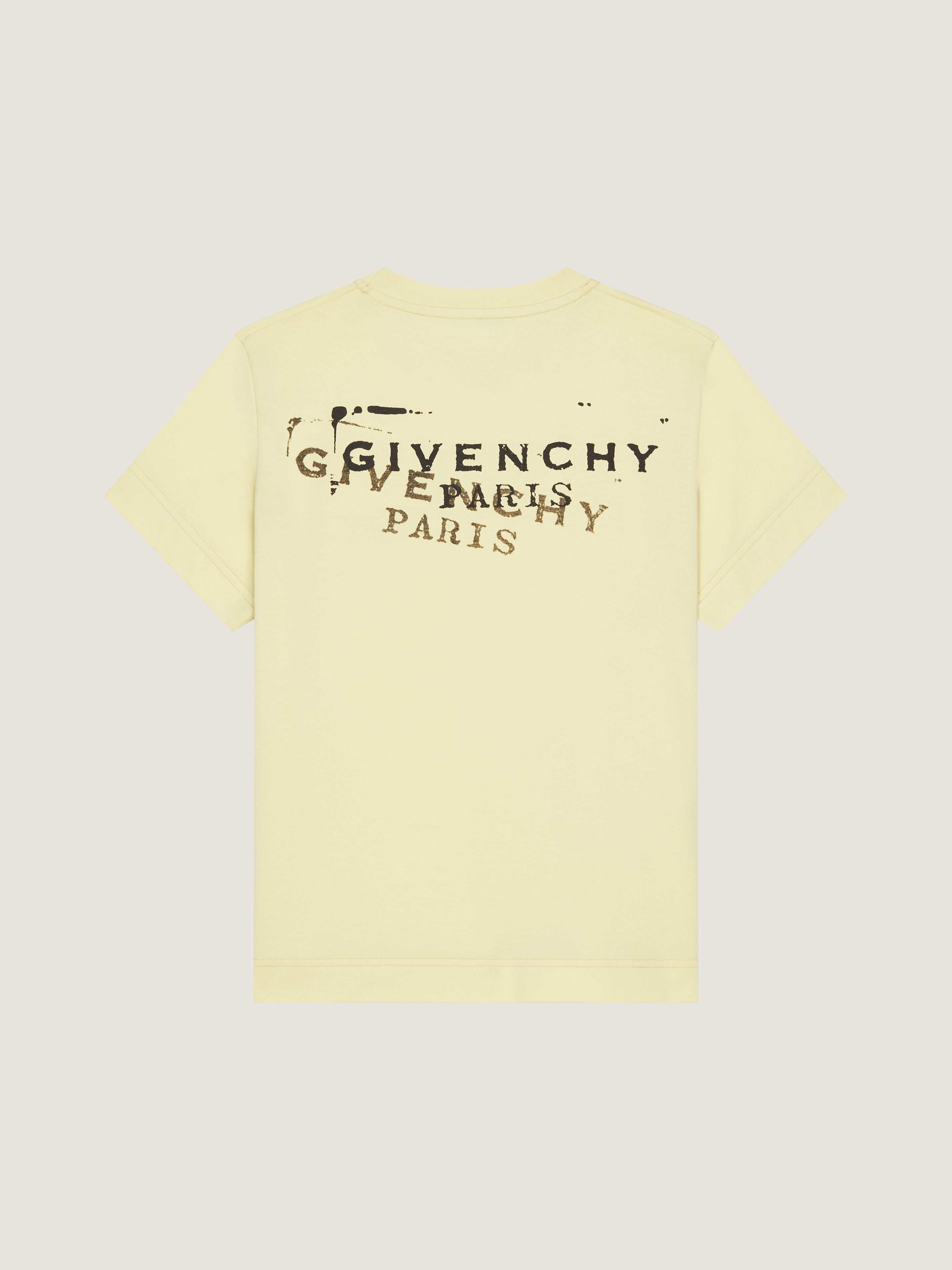 T-shirt in cotton with Givenchy Stamp print in - butter