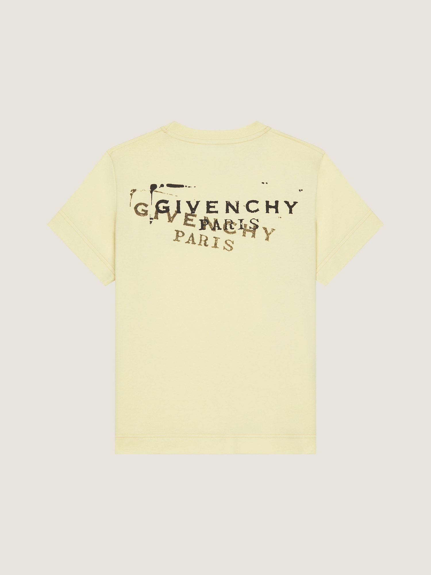 T-shirt in cotton with Givenchy Stamp print in - butter 