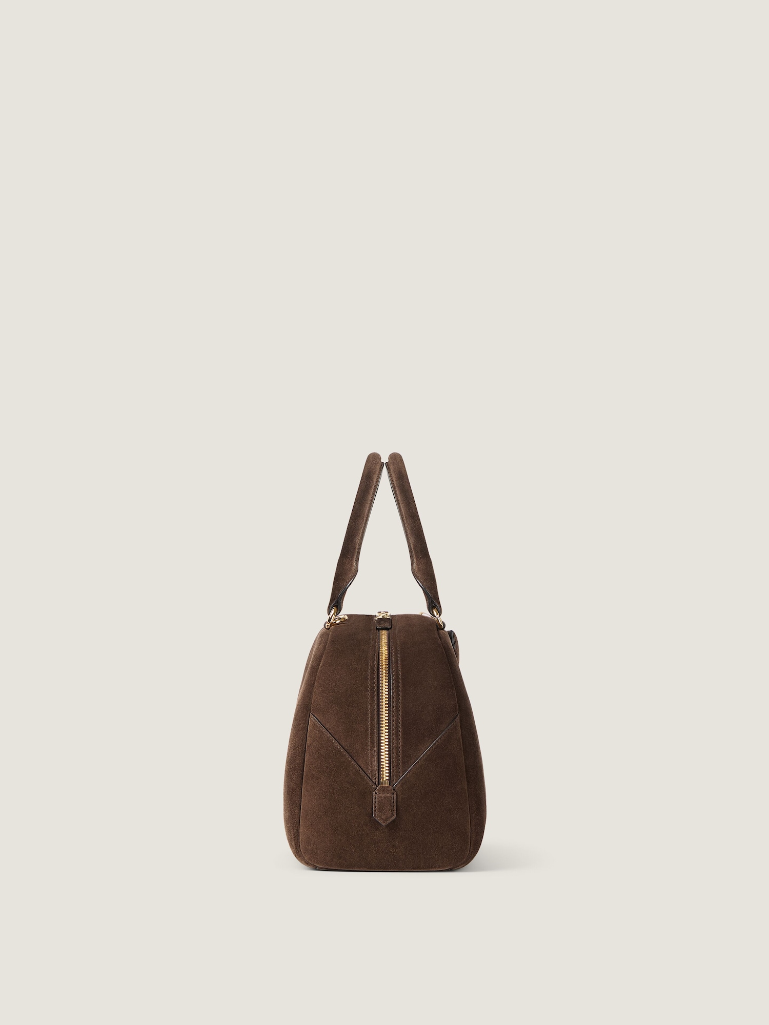 Antigona East-West Bowling Bag aus Wildleder