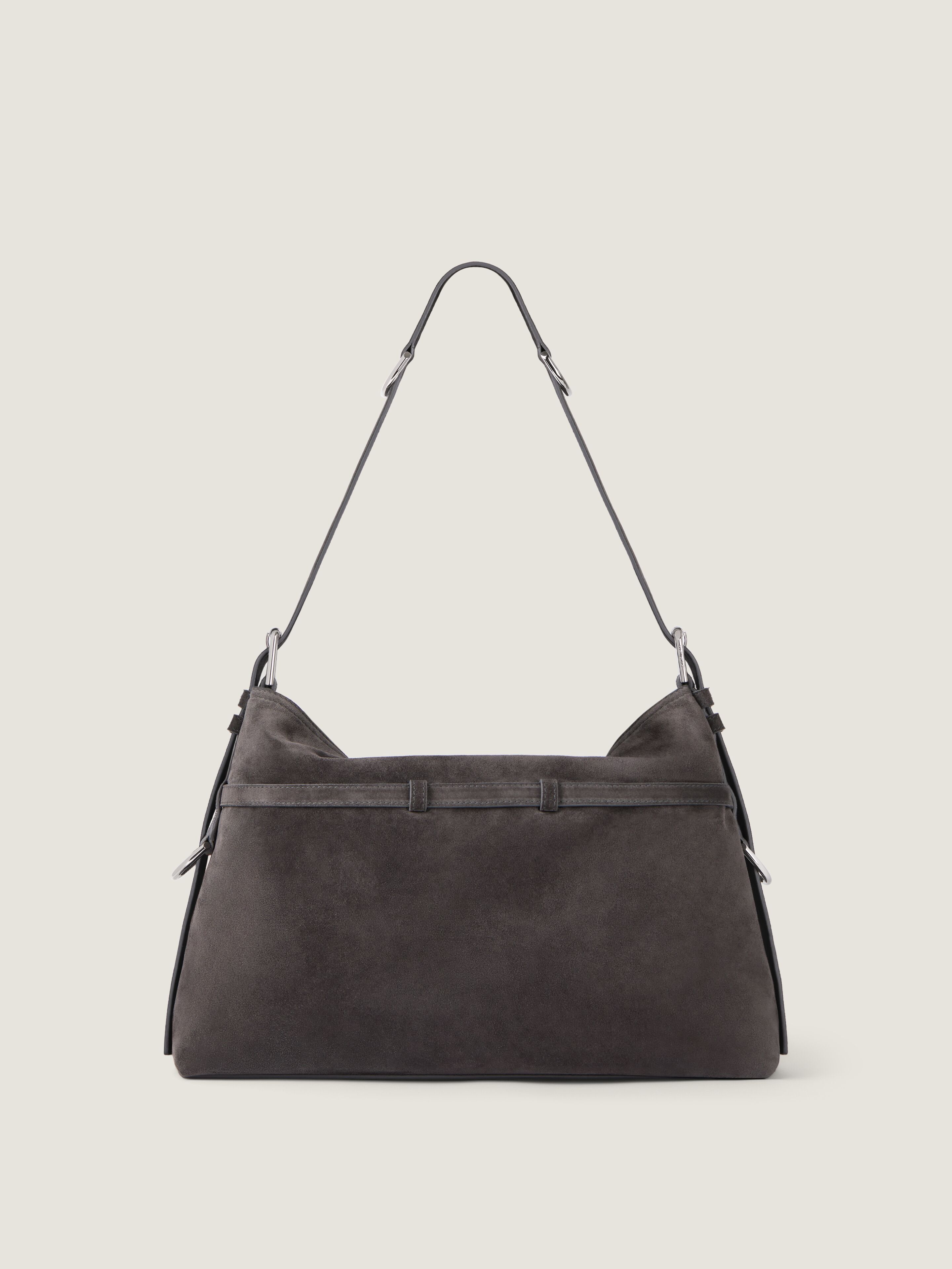 Medium Voyou bag suede in - dark grey - BB5131B2D6-021 | Givenchy US