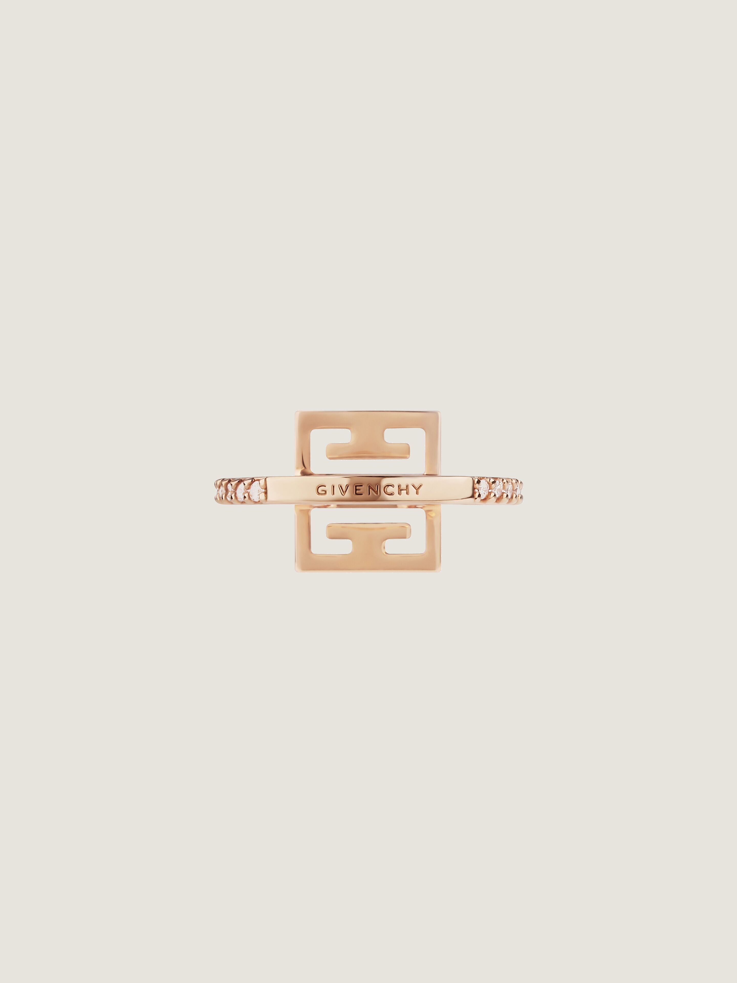 GIVENCHY BF30K2 F005 944 ROSE GOLD 4G クリスタル リング 新品 GIVENCHY BF30K2 F005 944 ROSE GOLD 4G クリスタル リング 新品