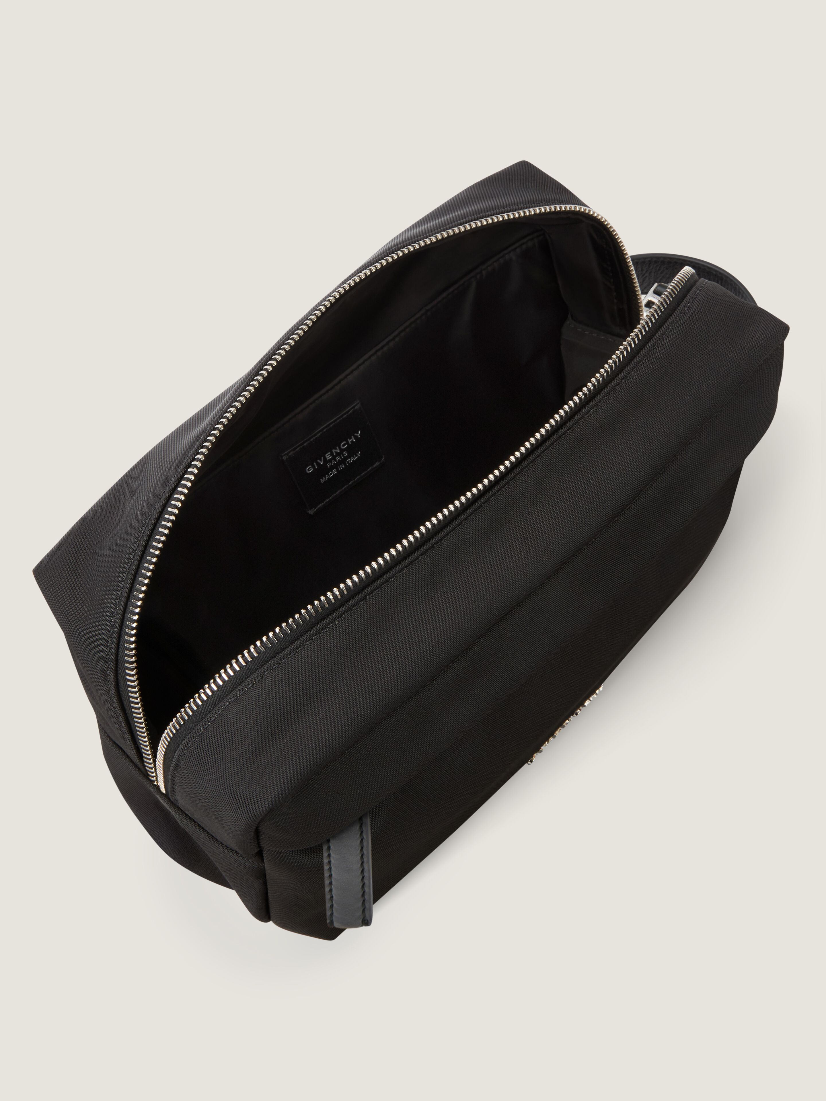 U Backpack toilet pouch in nylon in - black - BK60FWK1ZL-001