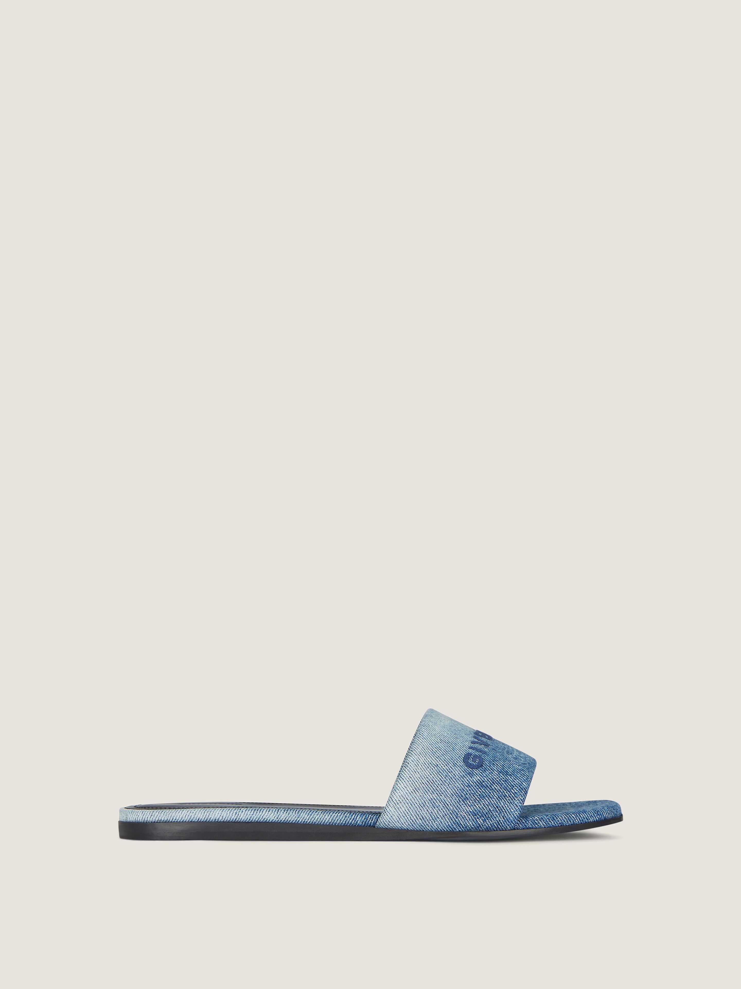 サンダル・ミュール GIVENCHY SS25 Denim 4G sandals (BE3087E2BP 401) Denim 4G Sandals with Hook and Loop | WE IN STYLE
