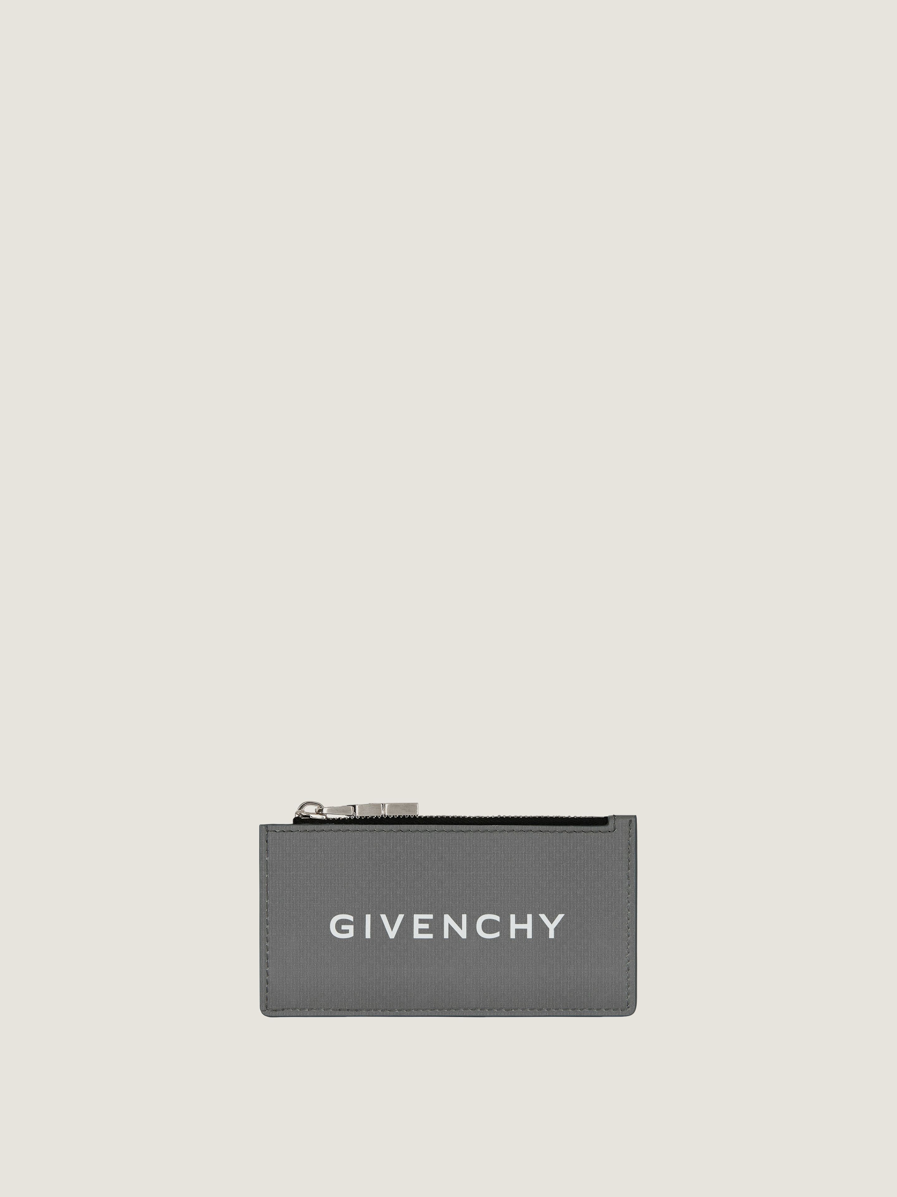 GIVENCHY zipped card holder in 4G leather | Givenchy CA