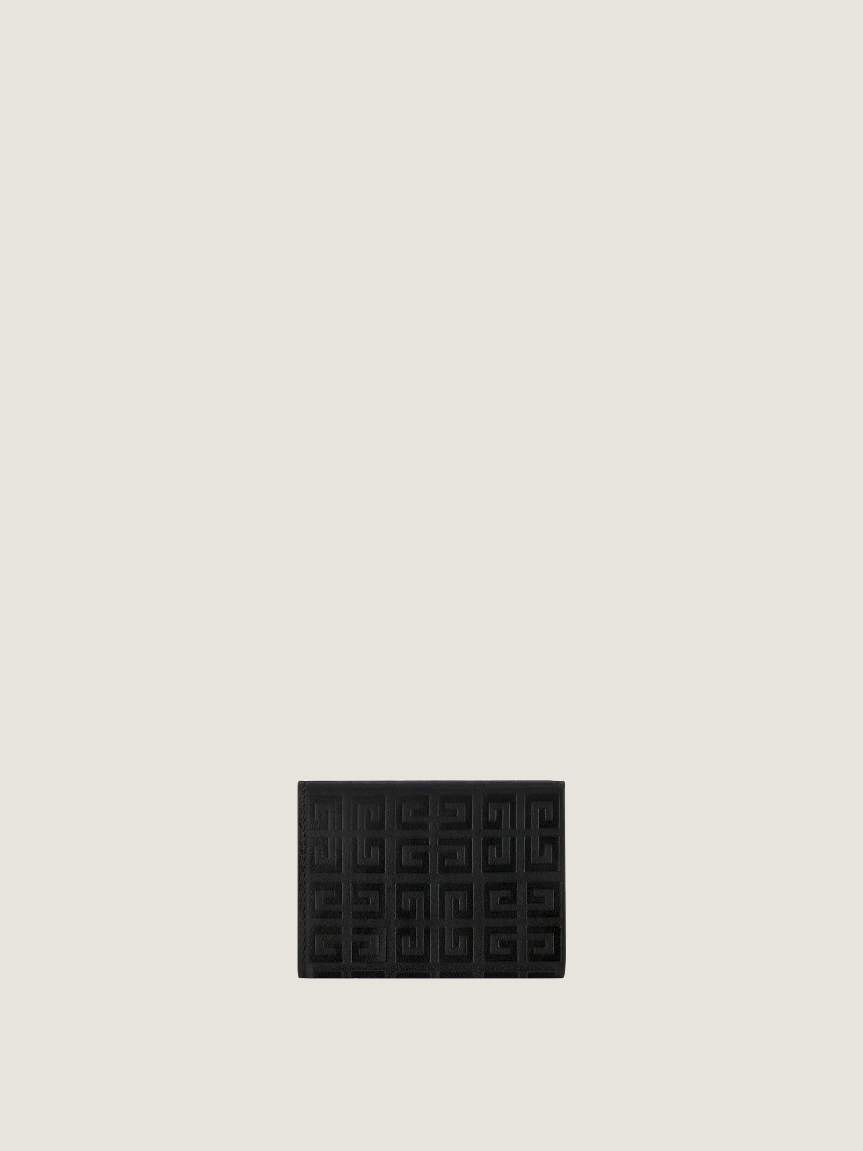 G-Cut wallet in 4G leather in - black | Givenchy US