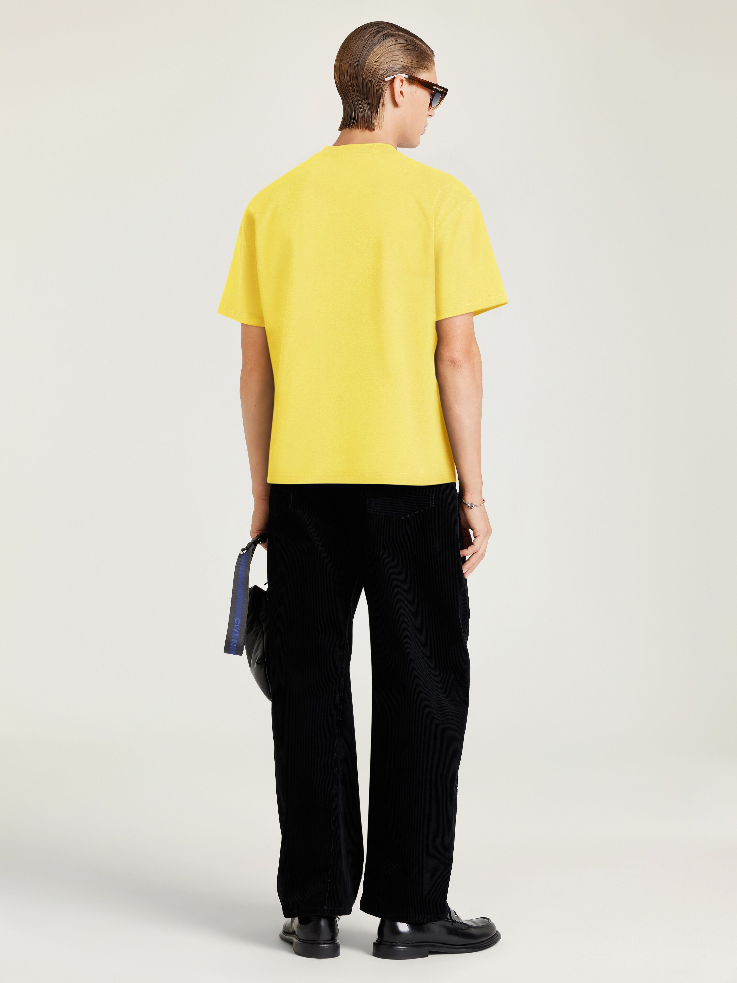 Boxy-fit t-shirt in cotton with Givenchy Paris 52 print | Givenchy