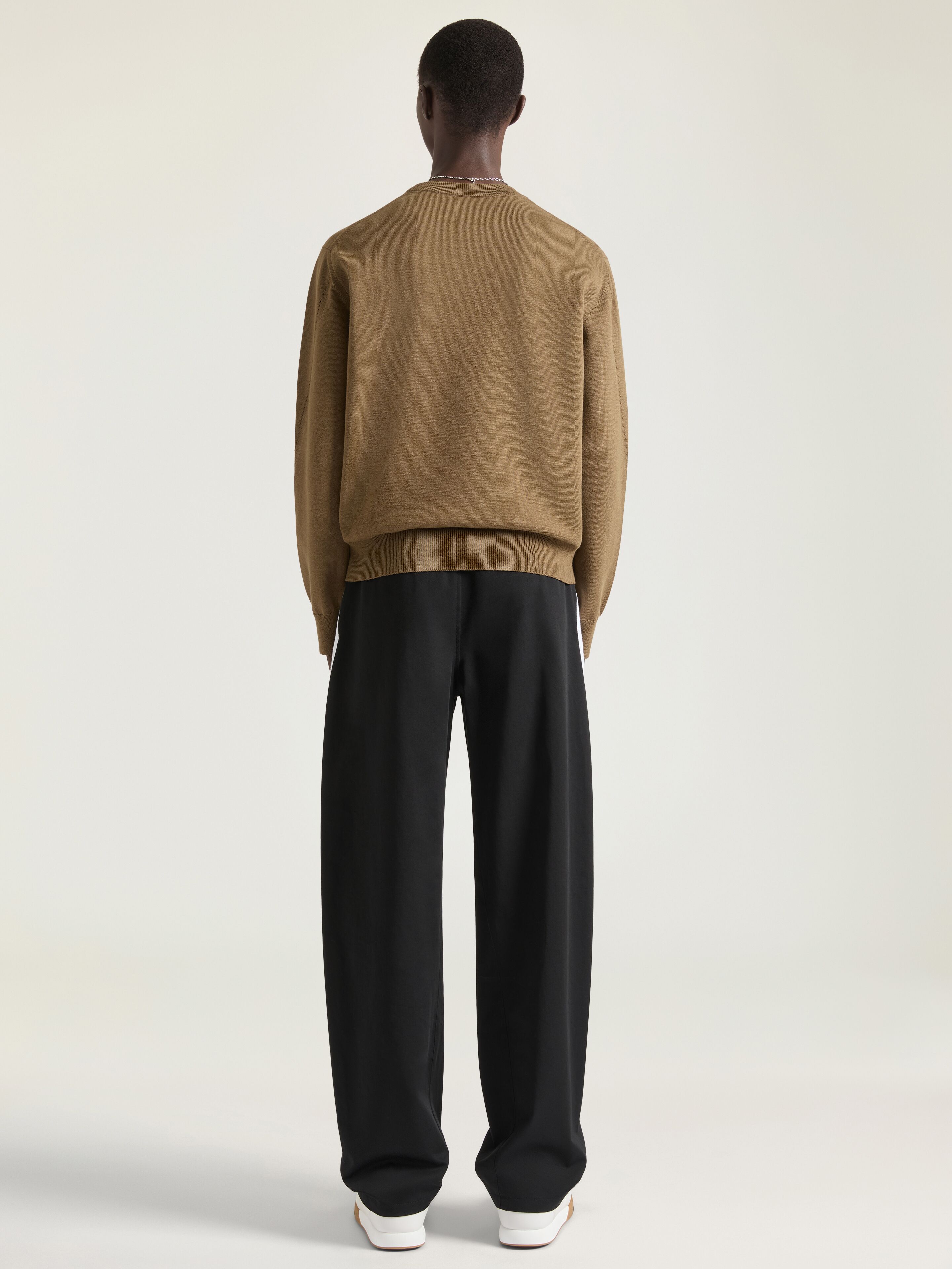 Couture Seam sweater in knit with Givenchy Paris detail in - army