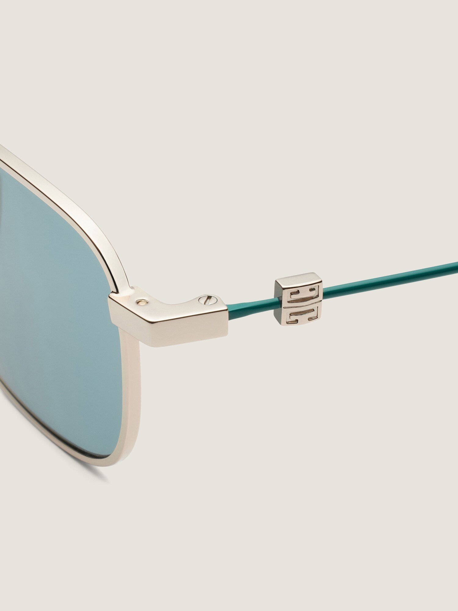 GV Speed unisex sunglasses in metal and enamel in - golden 