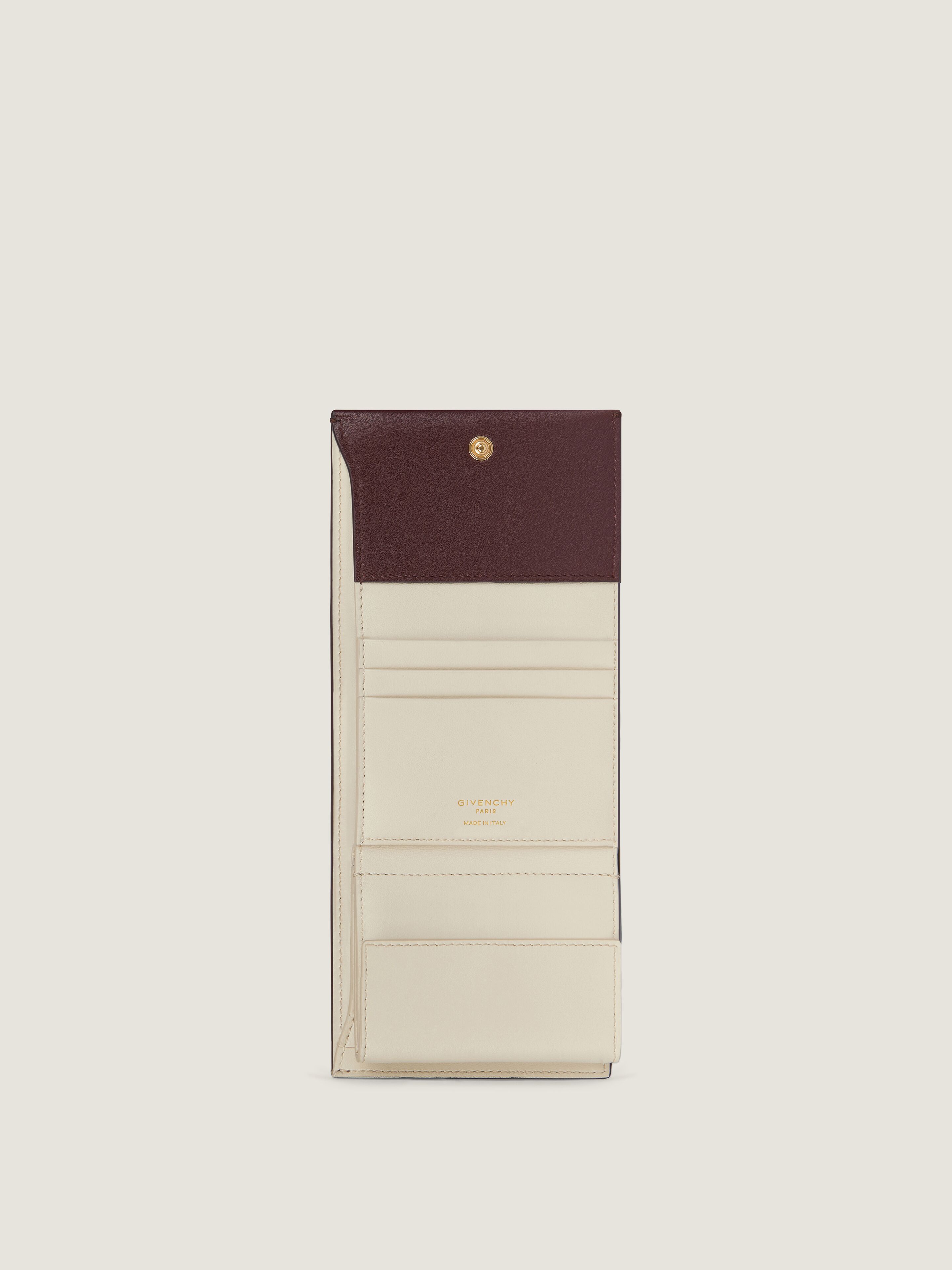 Day wallet in shiny leather in - burgundy - BB60P9B2AE-604